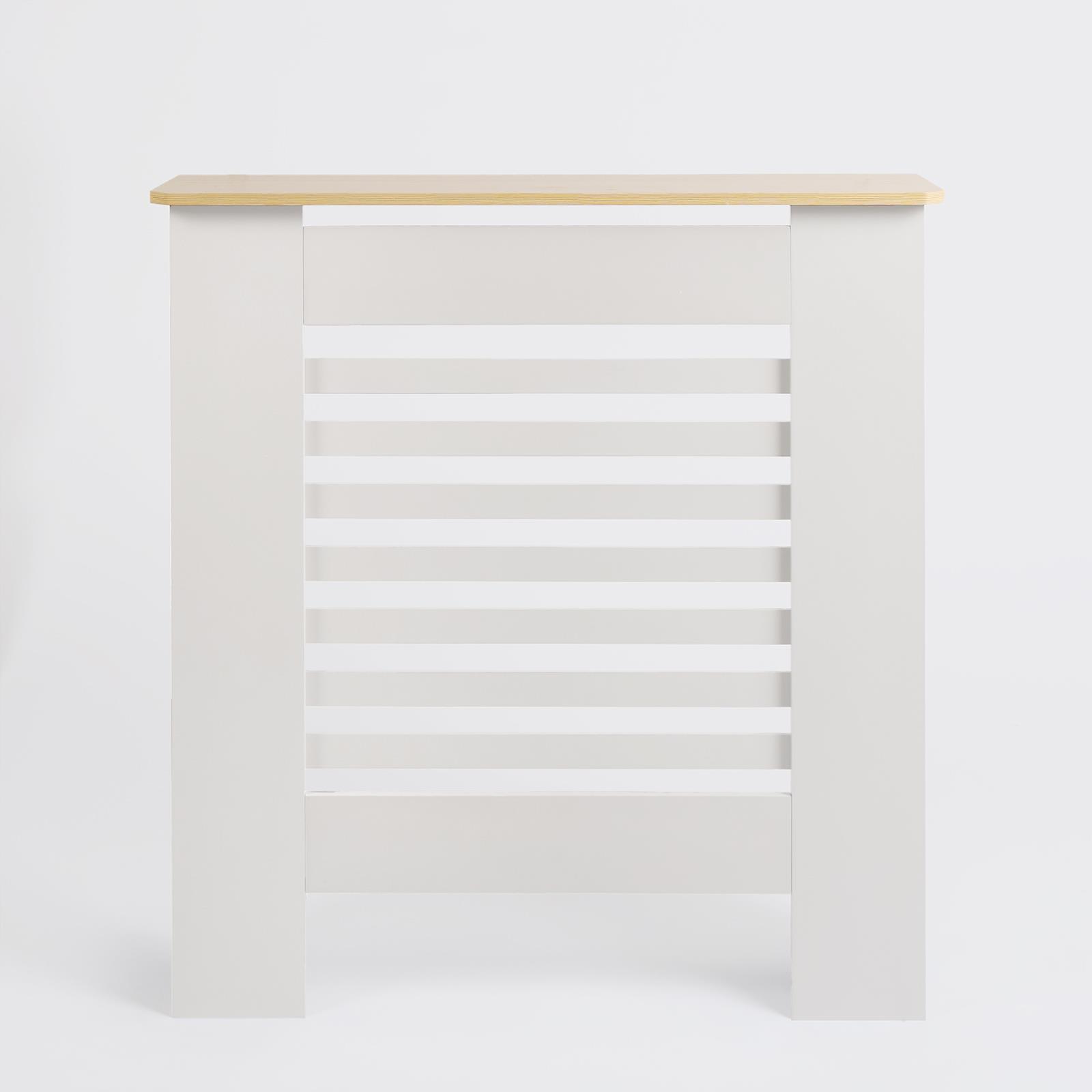 Wooden Radiator Cover Side Board S M L Cabinet Shelf Modern Hallway Furniture - Picture 44 of 55