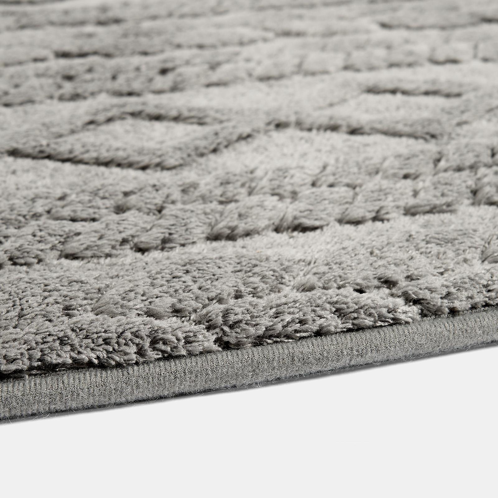 OHS Cable Knit Rug Non Slip Jacquard Floor Carpet Hallway Runner