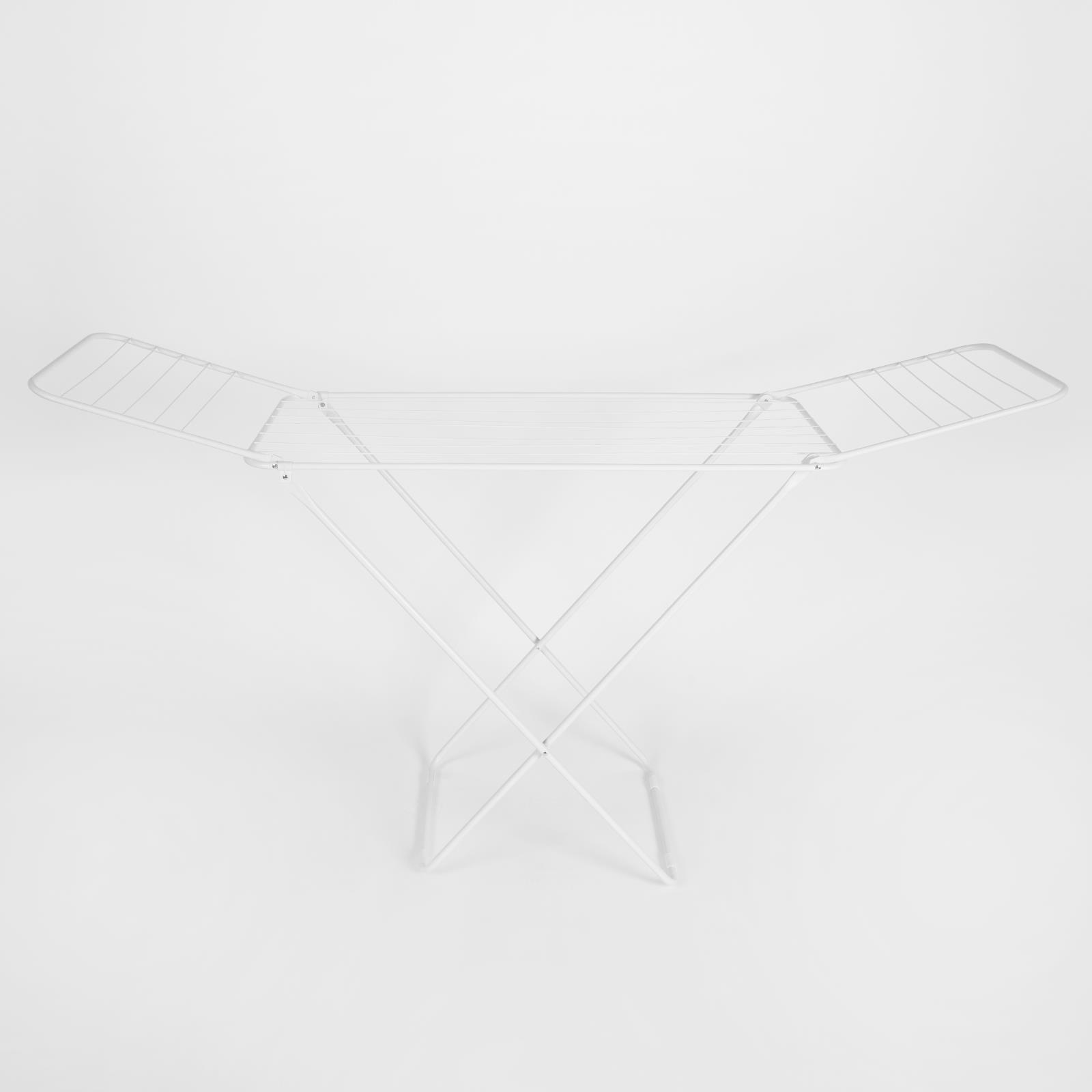 OHS 18M Foldable Drying Airer Clothes Horse Stainless Steel Winged Organiser