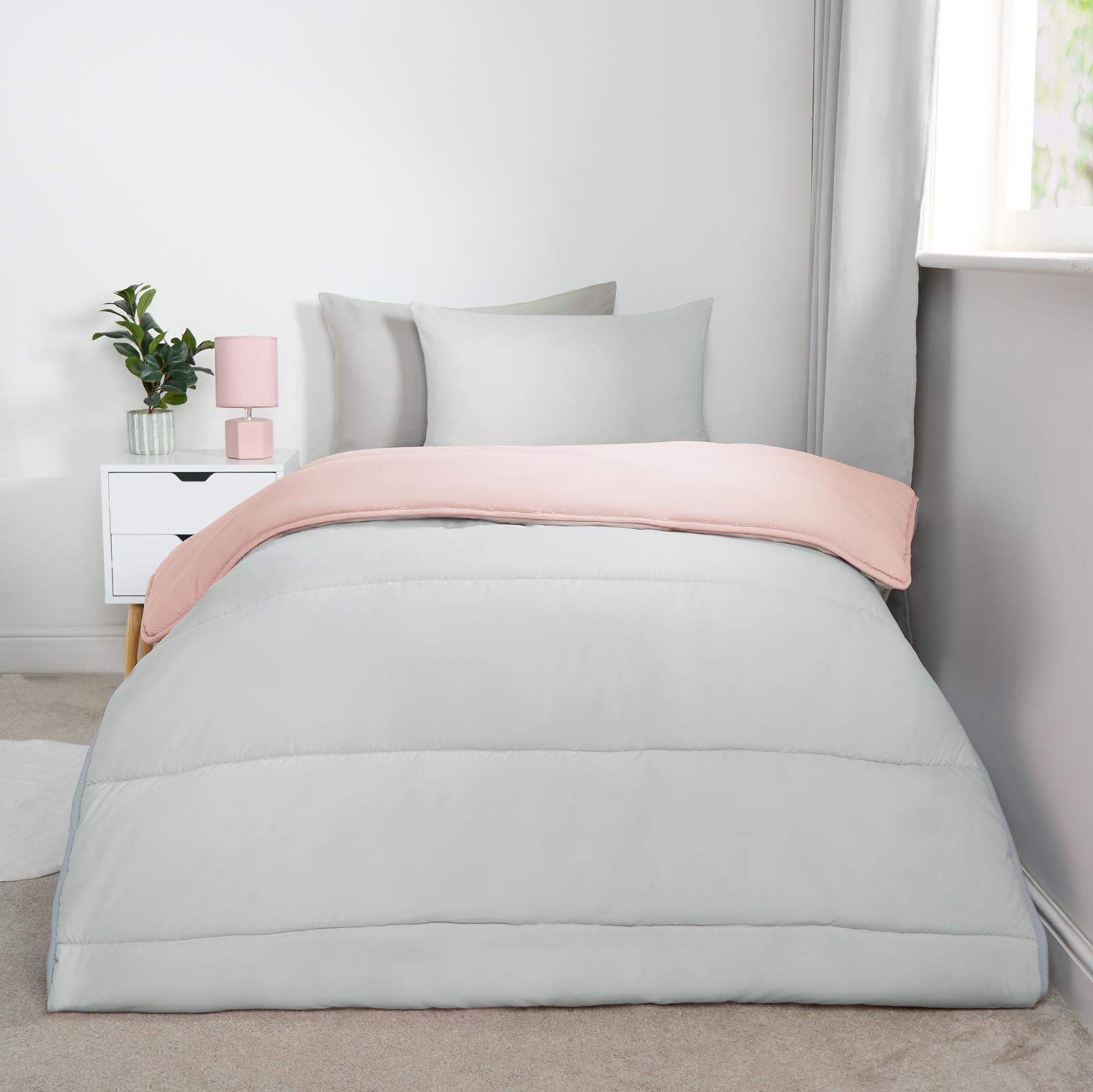 OHS Coverless 10.5 TOG Soft Duvet Pillowcase Quilted Bedding Set Single Double - Picture 19 of 107