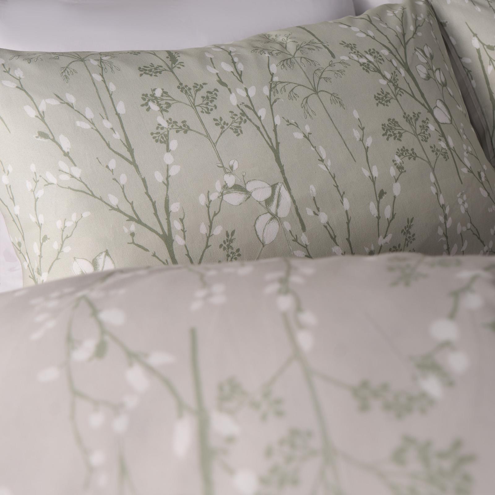 OHS Willow Branch Bedding Set Microfibre Duvet Cover with Pillowcase
