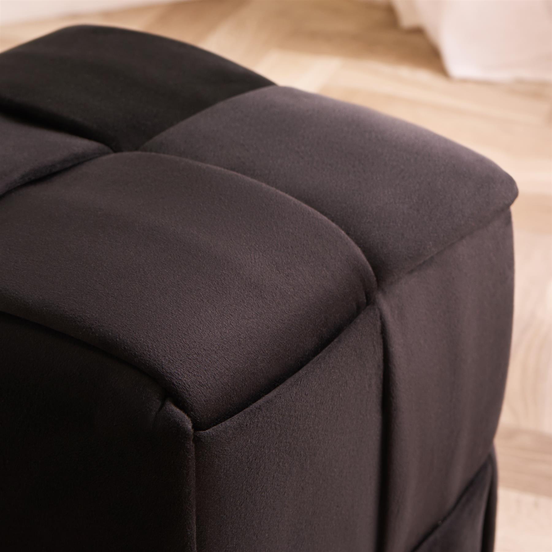 OHS Ottoman Foot Stool Square Footrest Dressing Table Chair Side Sofa Seat