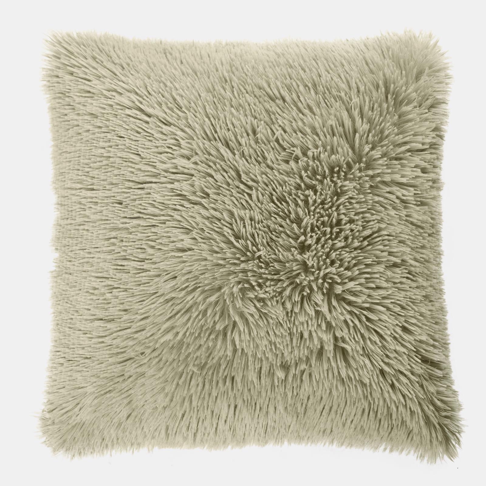 OHS Fluffy Cushion Covers 2 Pack Soft Fleece Square Pillowcases Home Decor
