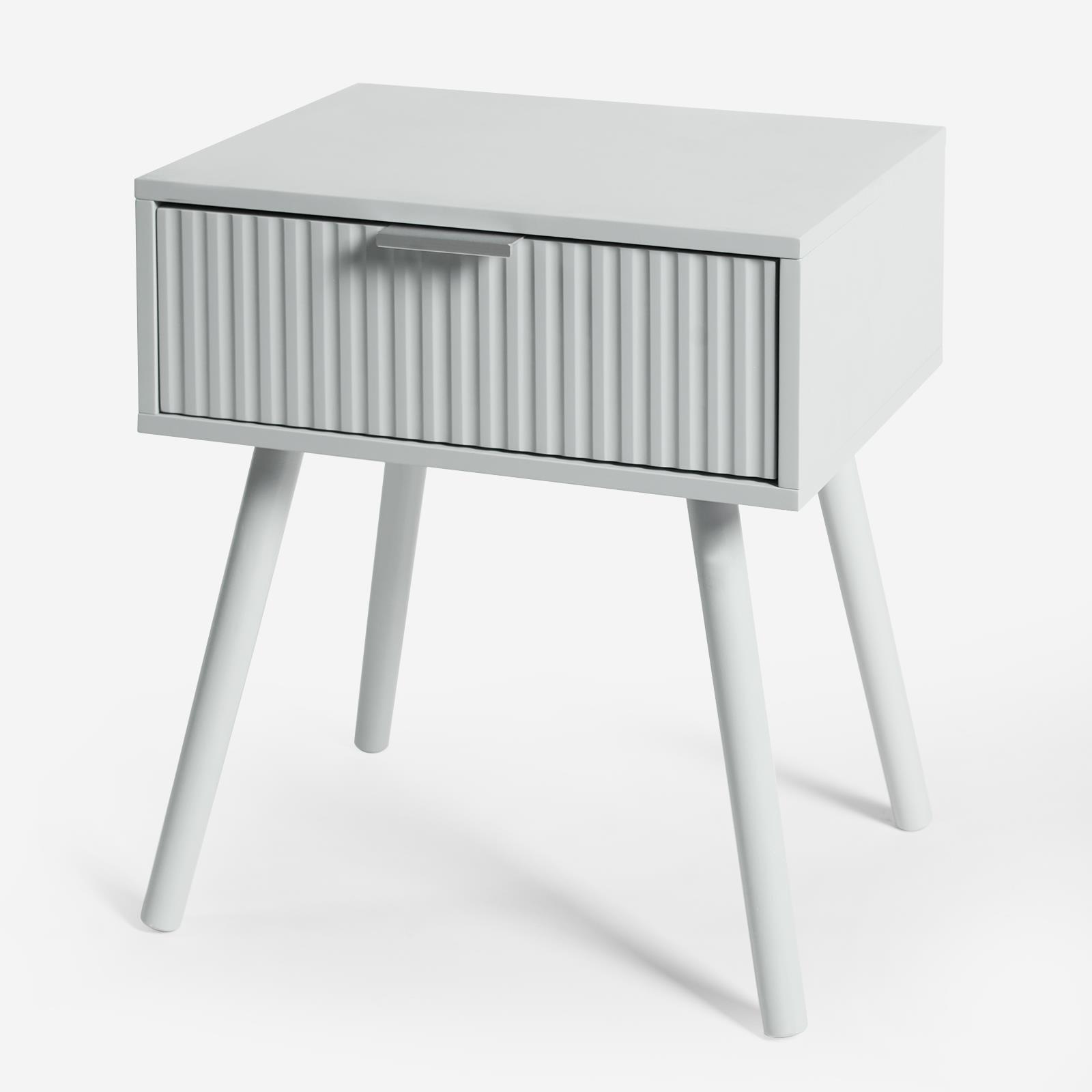 OHS Venice Nightstand Bedside Table 1 Drawer End Side Storage Cabinet