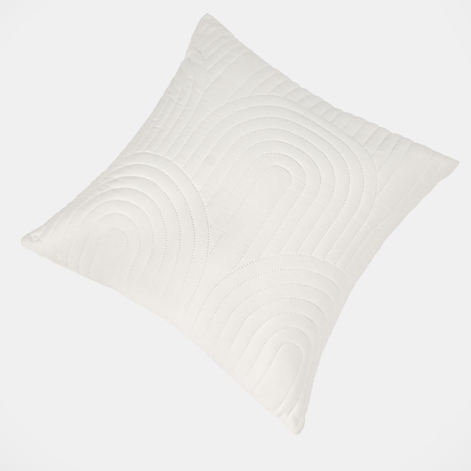 OHS Arches Quilted Cushion Covers Pinsonic Square Pillowcases Filled