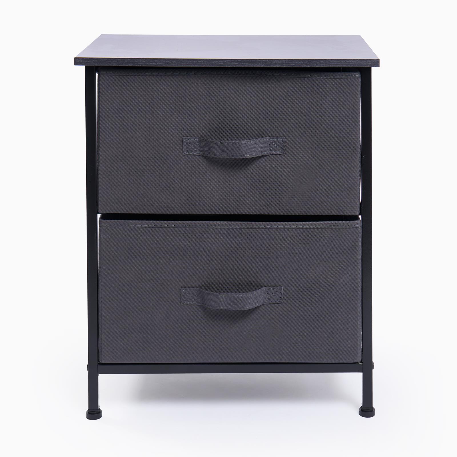 Fabric Cabinet Bedside 2/3/4 Drawers Storage Unit Clothes Shoes Home Organiser - Picture 29 of 94