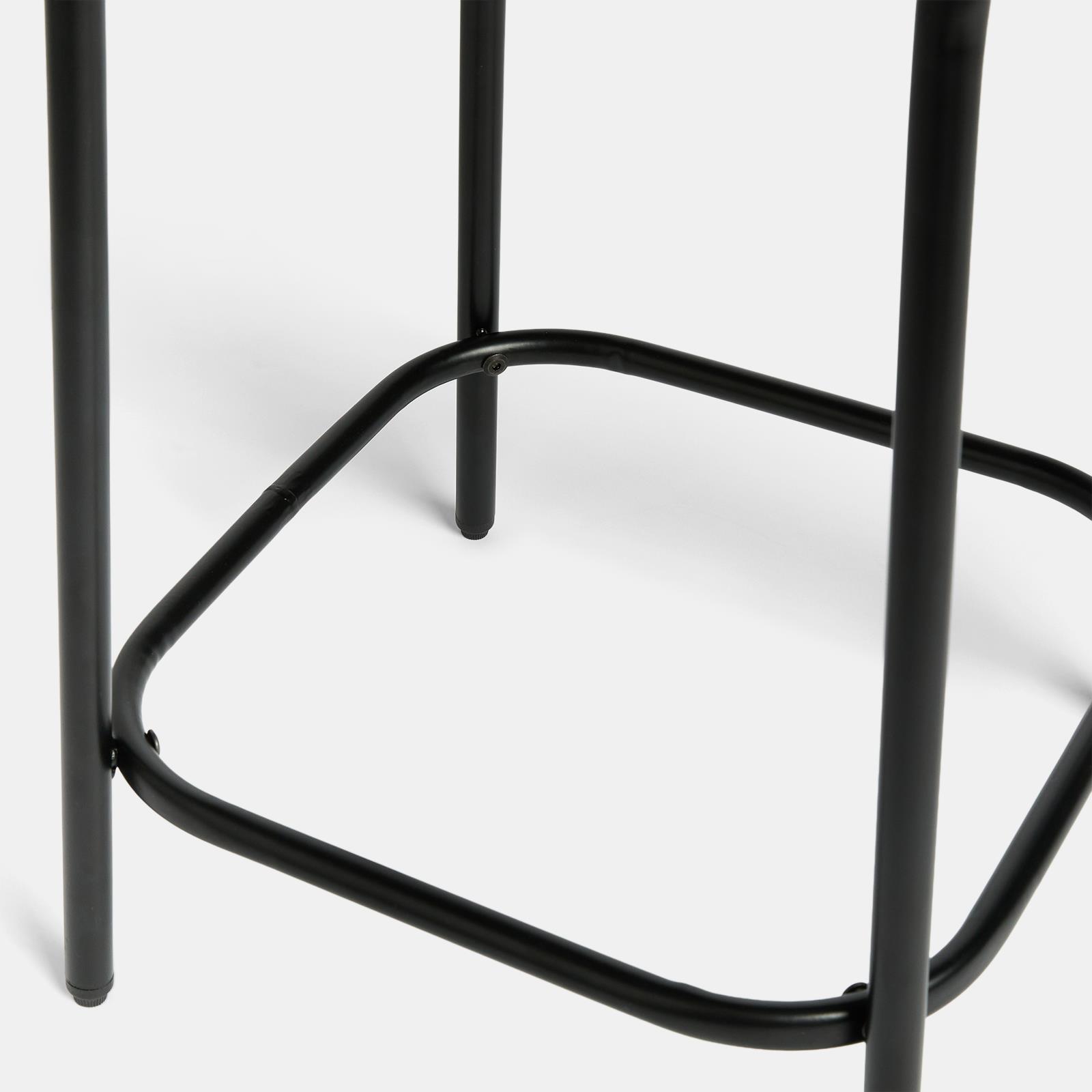 OHS Boucle Bar Stool Kitchen Chair Breakfast Pub Seat Home Decor