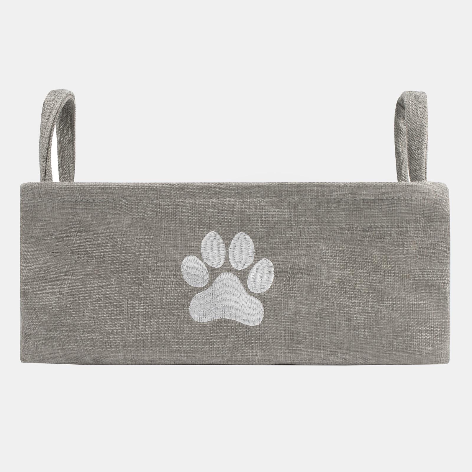 Pet Storage Basket Dog Toy Box Bin Handles Collapsible New Puppy Essentials Gift