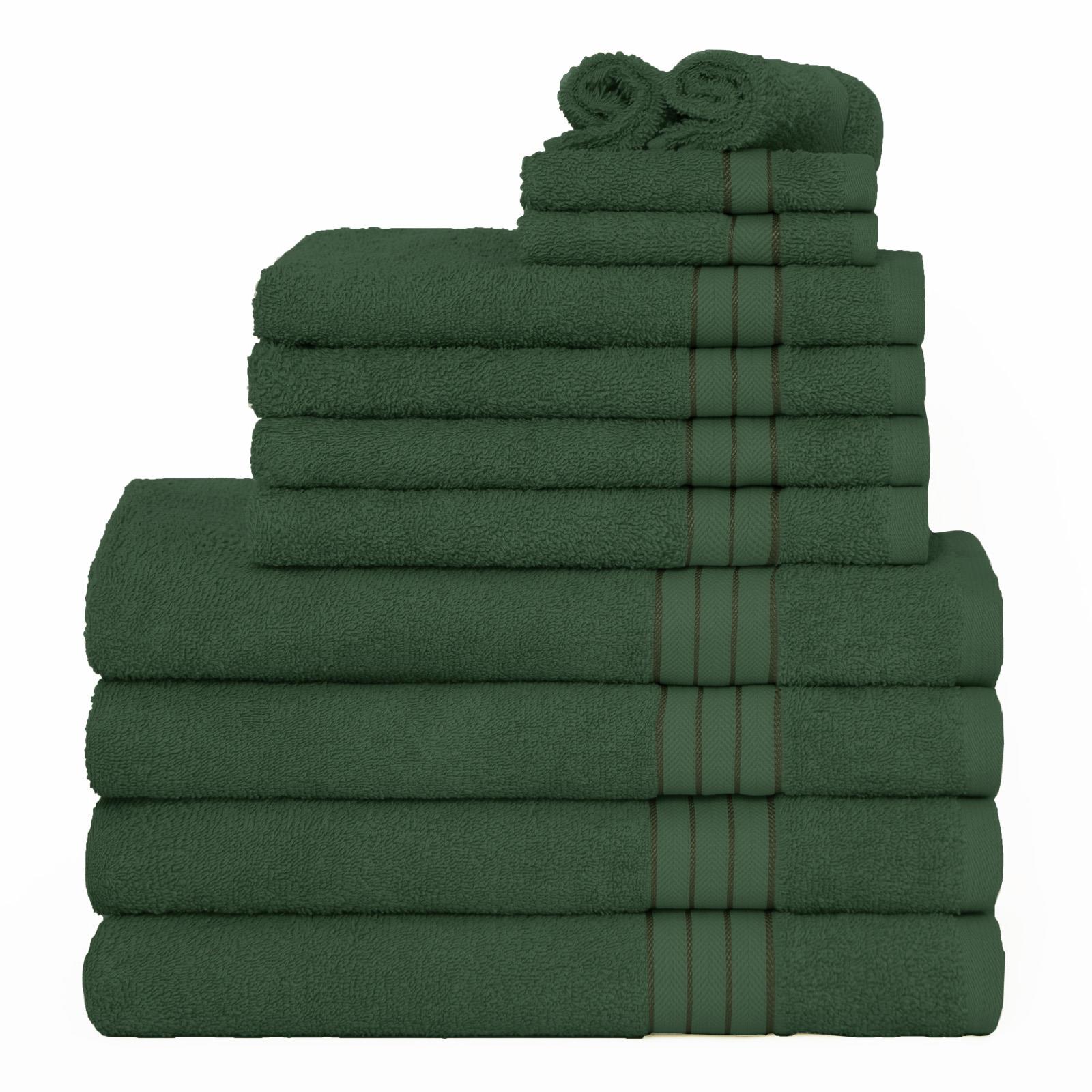 Dreamscene Luxury 100% Cotton Towels Bale Set Large Soft Bath Hand 12 PC 500 GSM