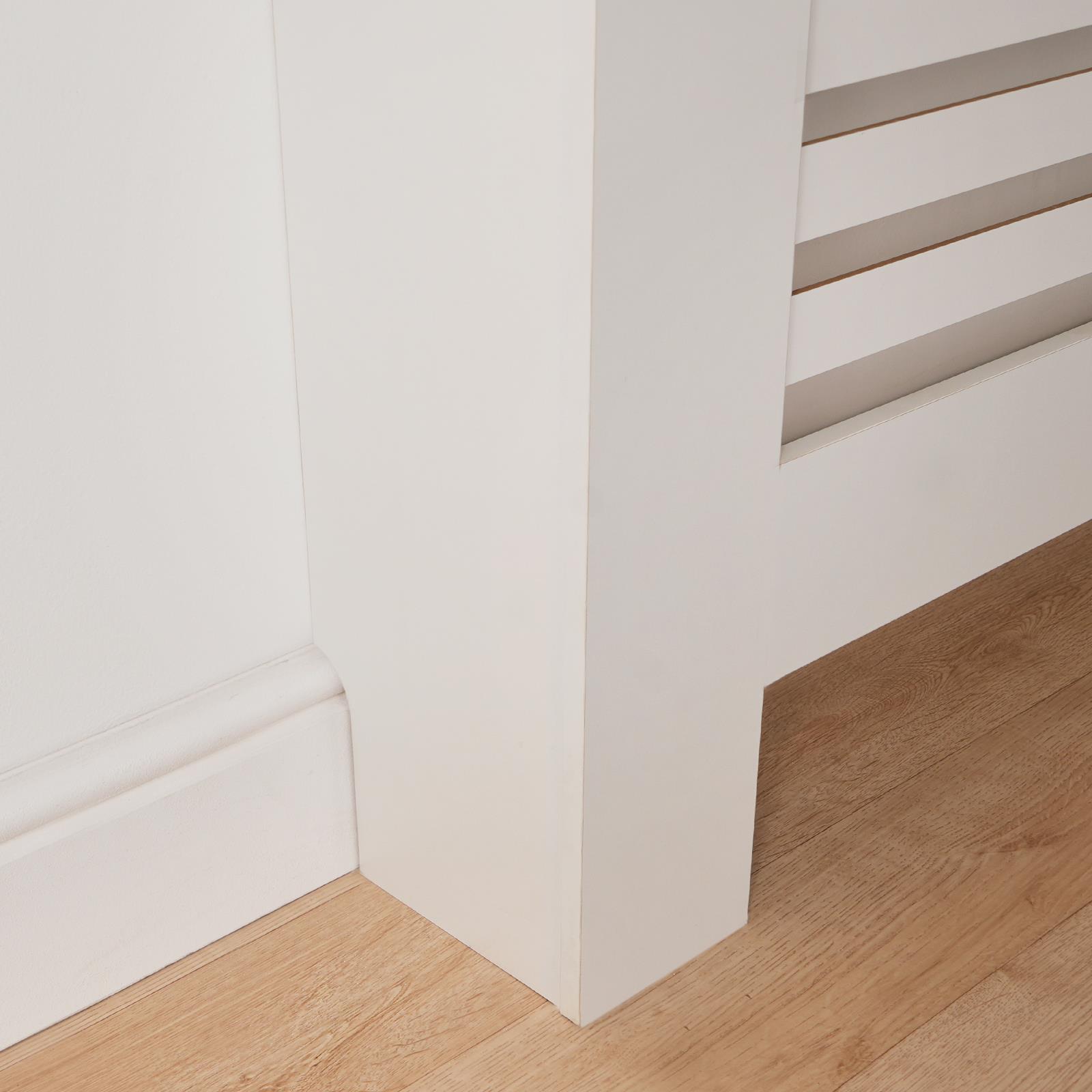 Wooden Radiator Cover Side Board S M L Cabinet Shelf Modern Hallway Furniture - Picture 25 of 55