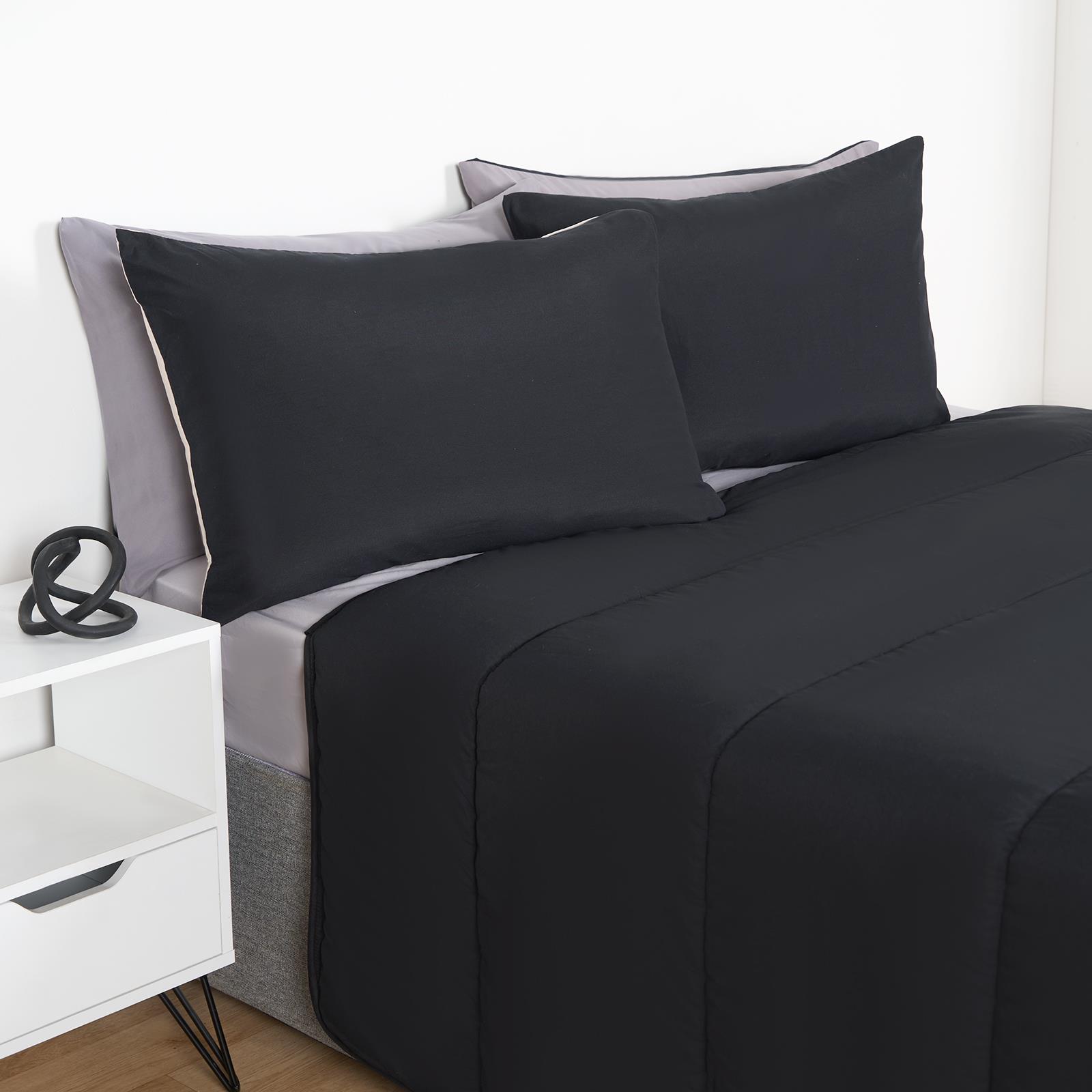 OHS Coverless 10.5 TOG Soft Duvet Pillowcase Quilted Bedding Set Single Double - Picture 6 of 107