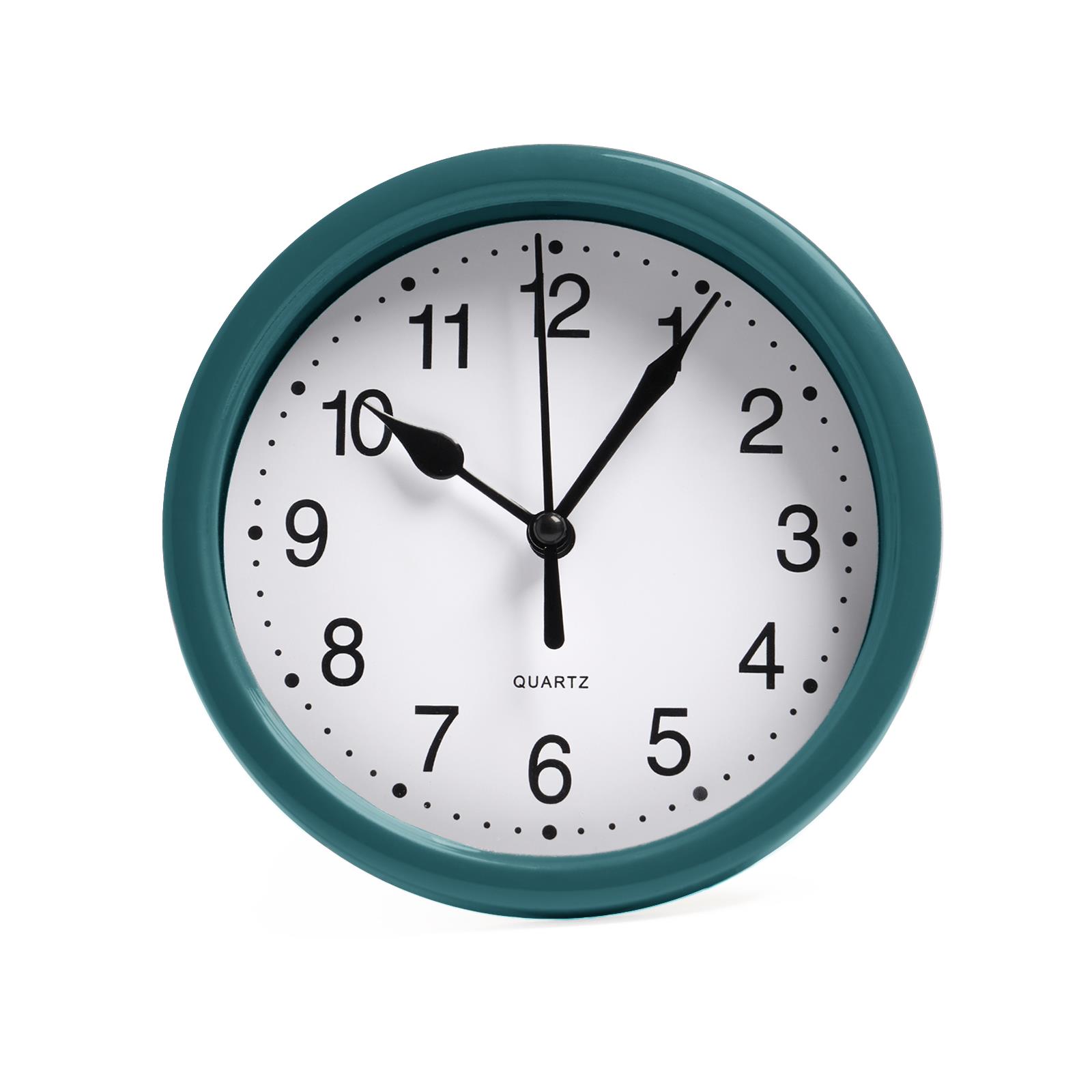 OHS Wall Clock Round Analogue Vintage Home Decor Small Bedroom Kitchen Uni - Picture 2 of 65