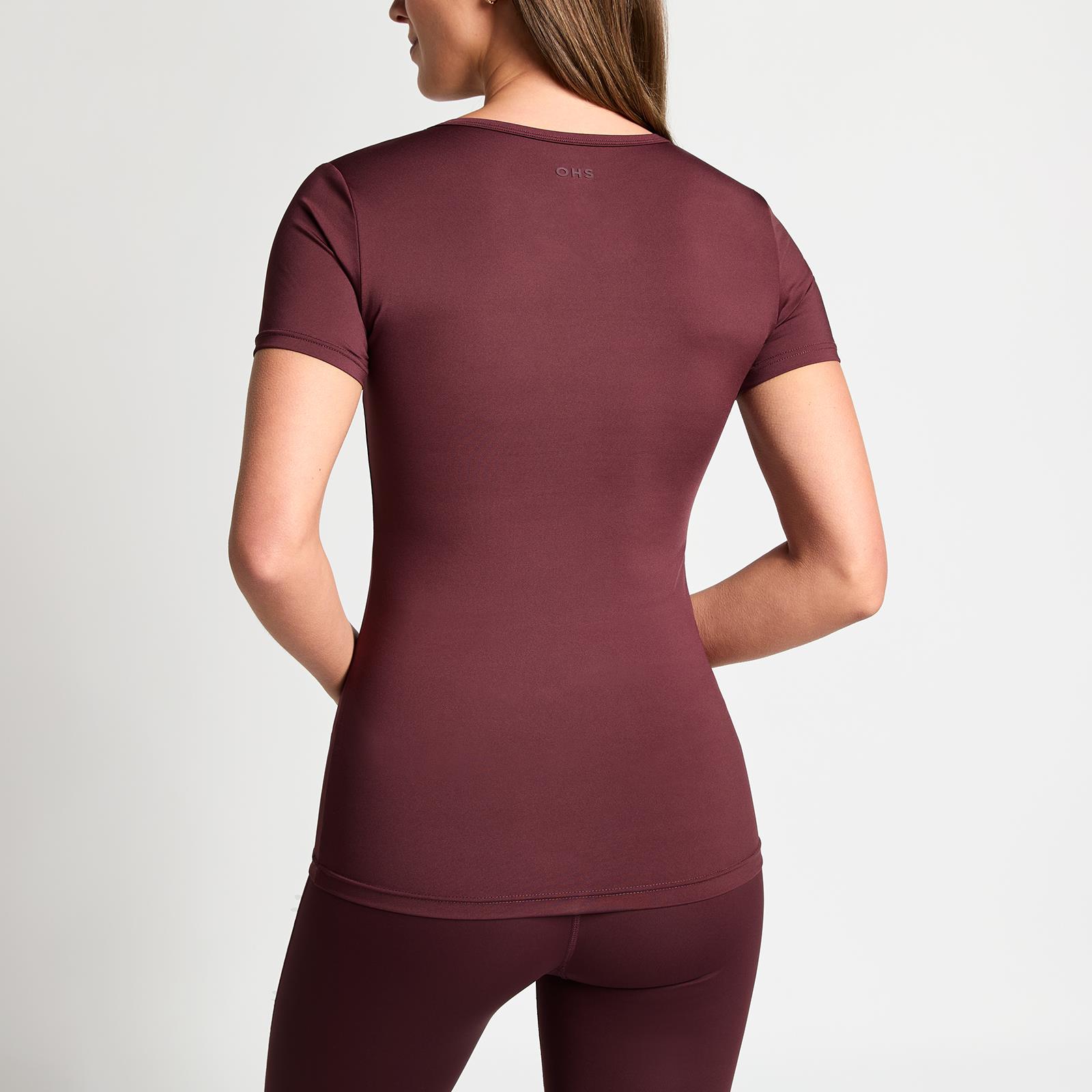 OHS Short Sleeve Top Quick Dry Activewear Gym Workout Fitness Sports T-Shirt