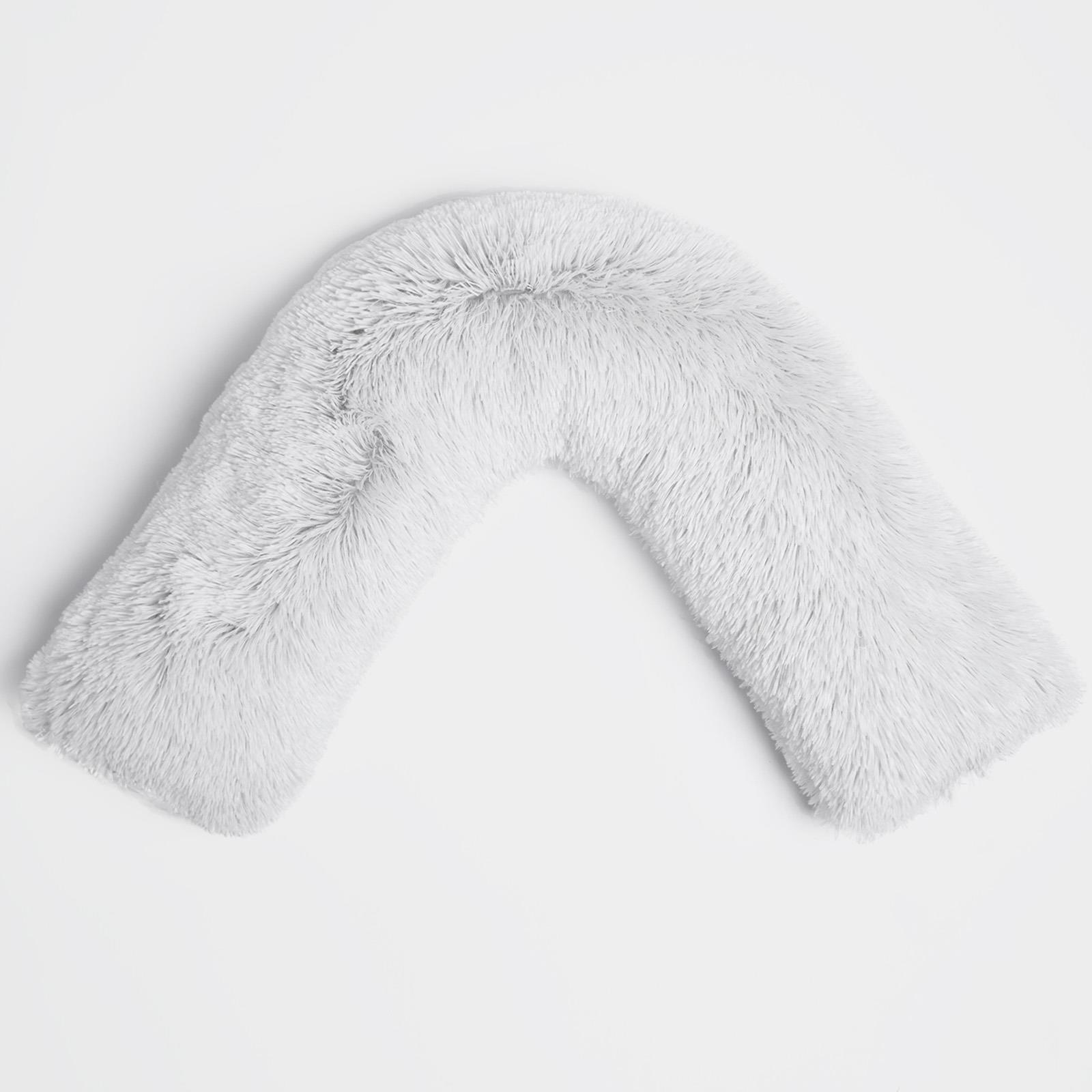 OHS Fluffy V-Shaped Pillow Filled Cushion Body Neck Support Orthopaedic
