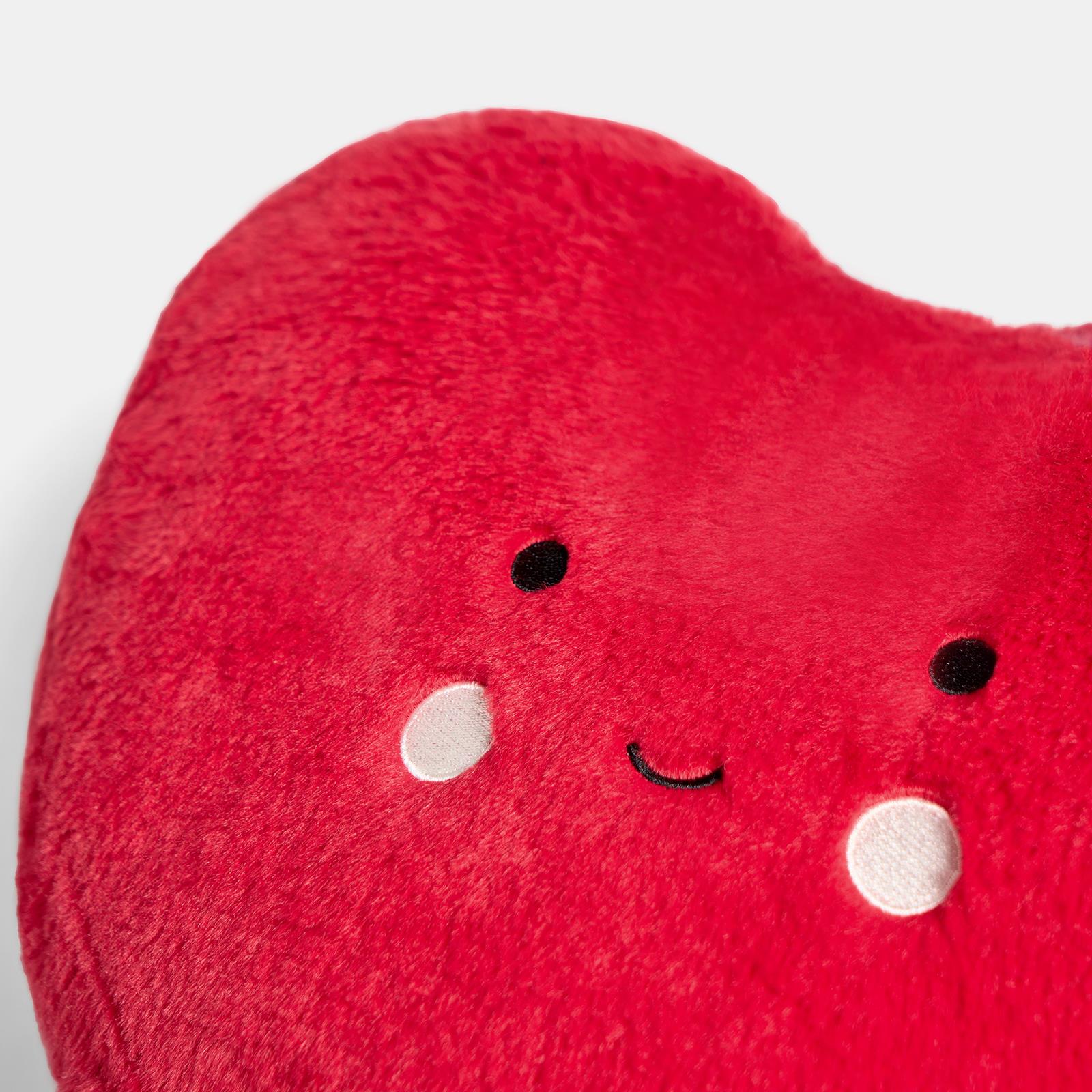 OHS Heart Shaped Cushion Decorative Filled Scatter Throw Pillow Home Decor