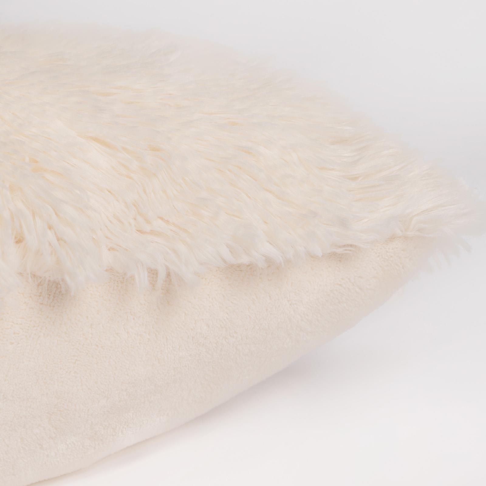 Sienna Set of 2 Fluffy Cushion Covers Shaggy Set Scatter Sofa 18