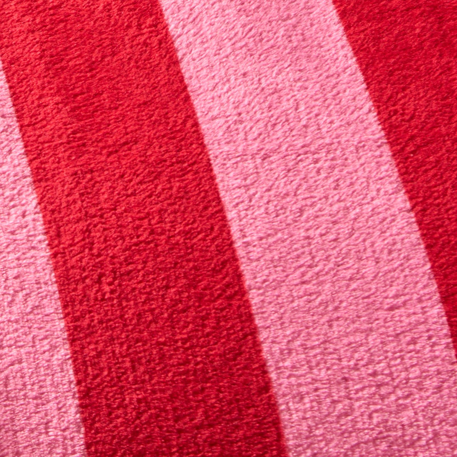 Stripe Fleece Throw Over Bedspread Ultra Soft Warm Sofa Bed Blanket Travel Plush