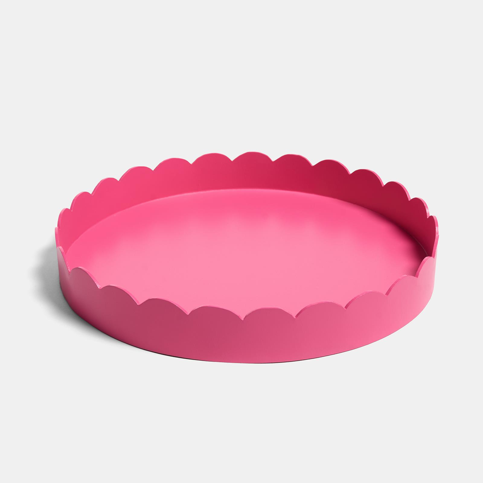 OHS Scallop Edge Tray Serving Plate Decorative Organiser Storage Home Decor