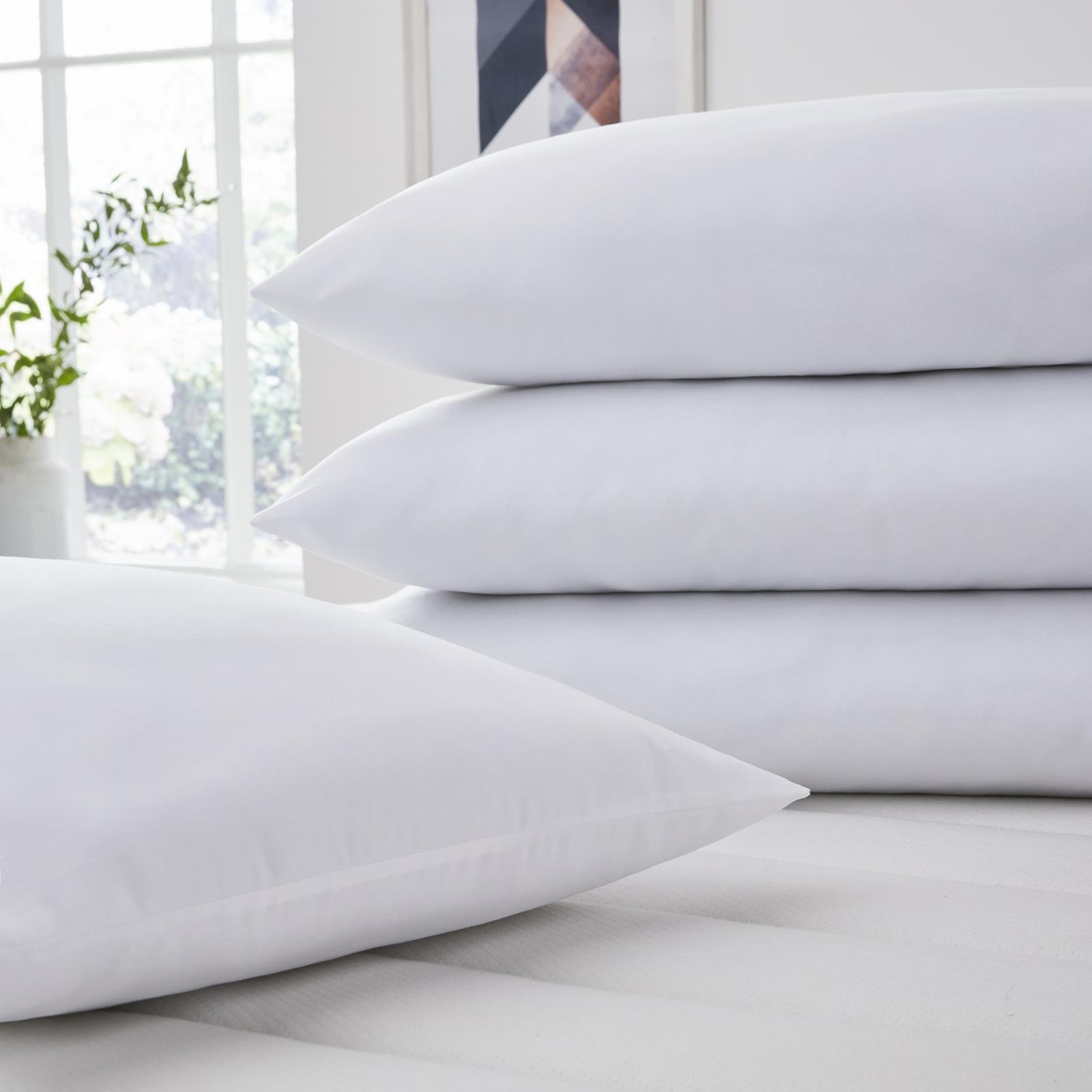 OHS Bounce Back Pillows Soft Touch Medium Support 2/4 Pack Luxury Bed Firm Hotel