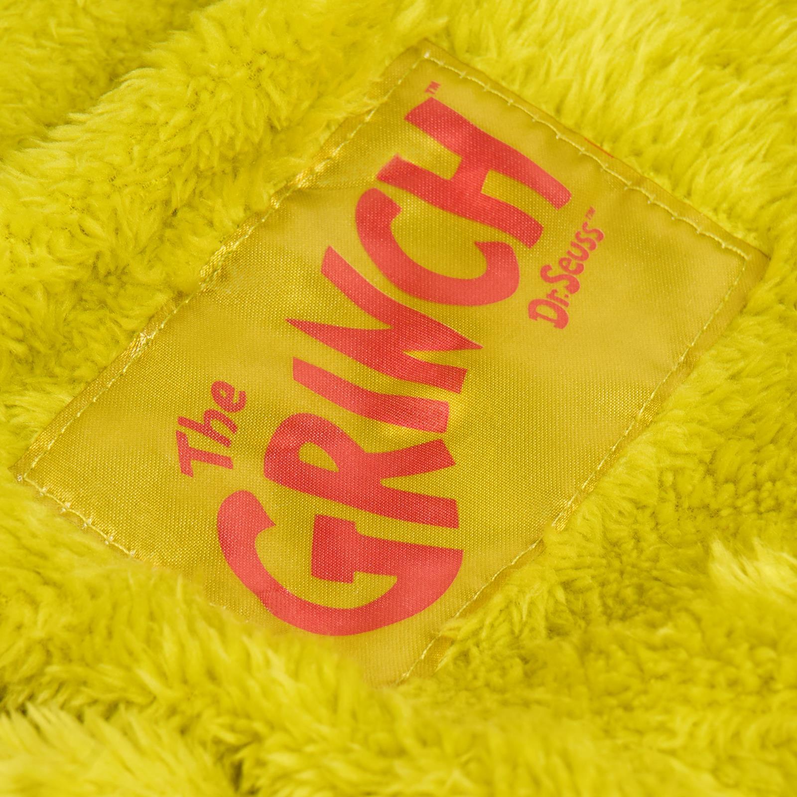 OHS x Grinch Throw Xmas Soft Fleece Novelty Hooded Blanket Thermal Bedspread