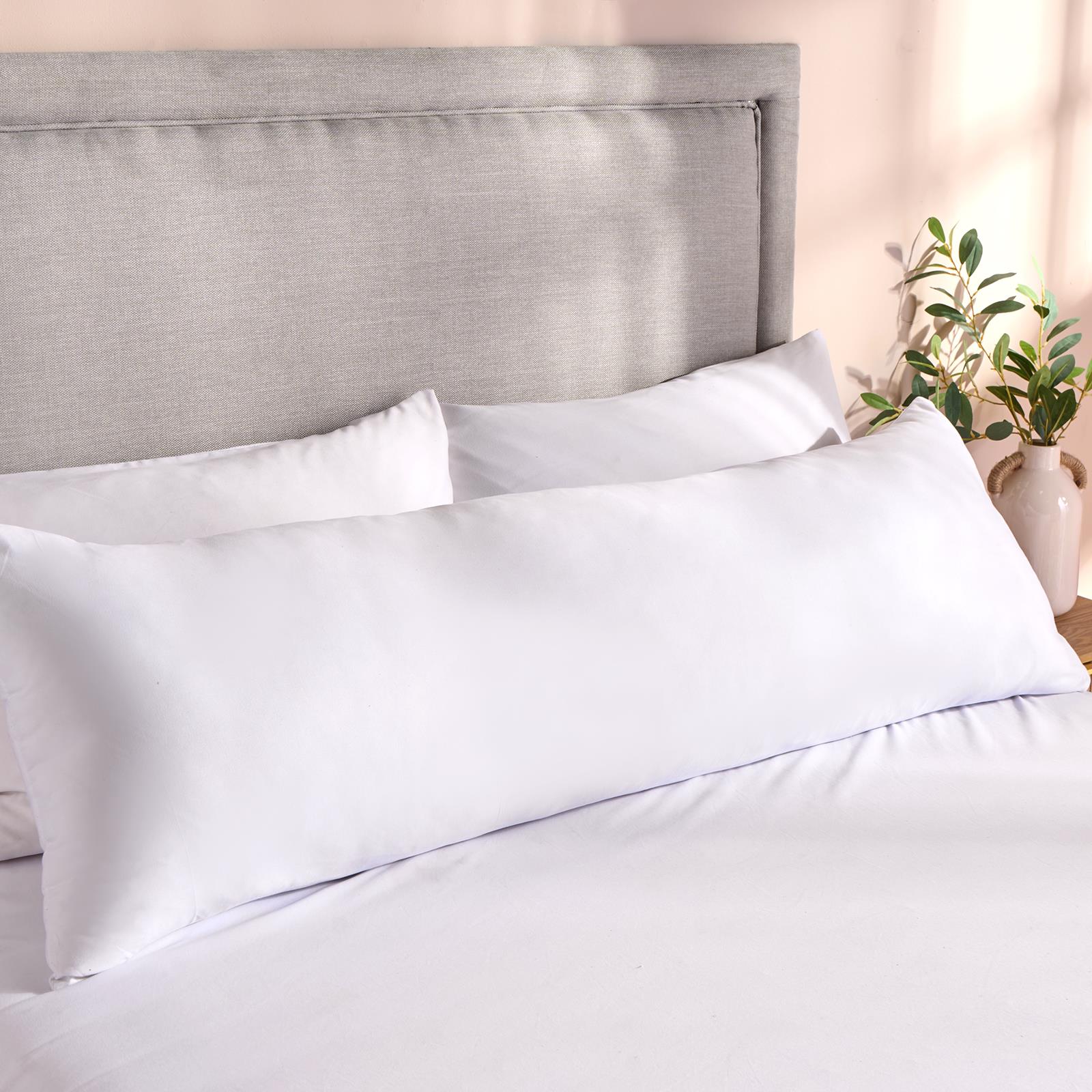 OHS Pregnancy Bolster Pillow Soft Microfibre Back Support Maternity Bed Cushion
