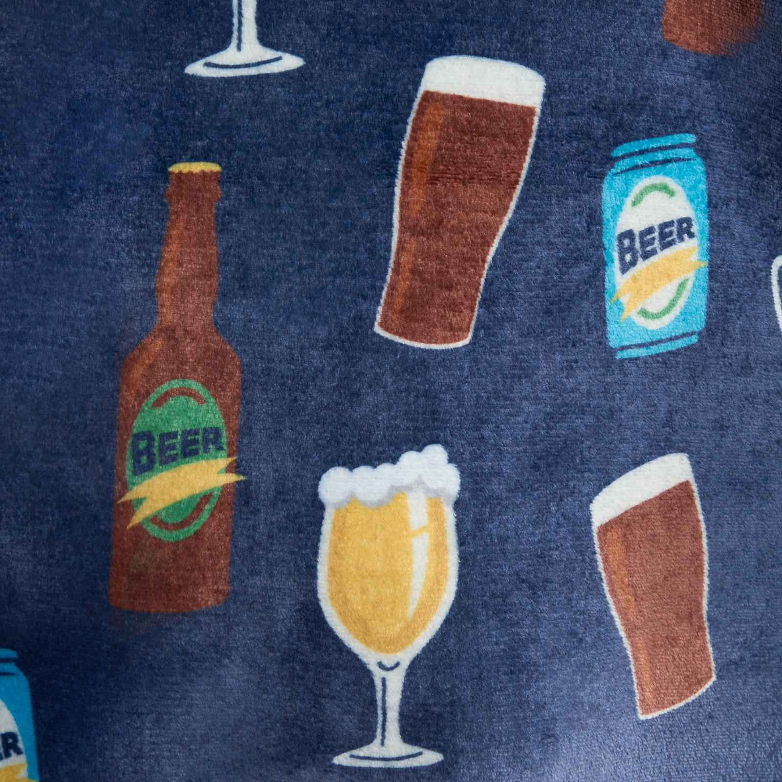 Beer Hoodie Blanket Sweatshirt Sherpa Fleece Oversized Jumper Throw Plush Warm