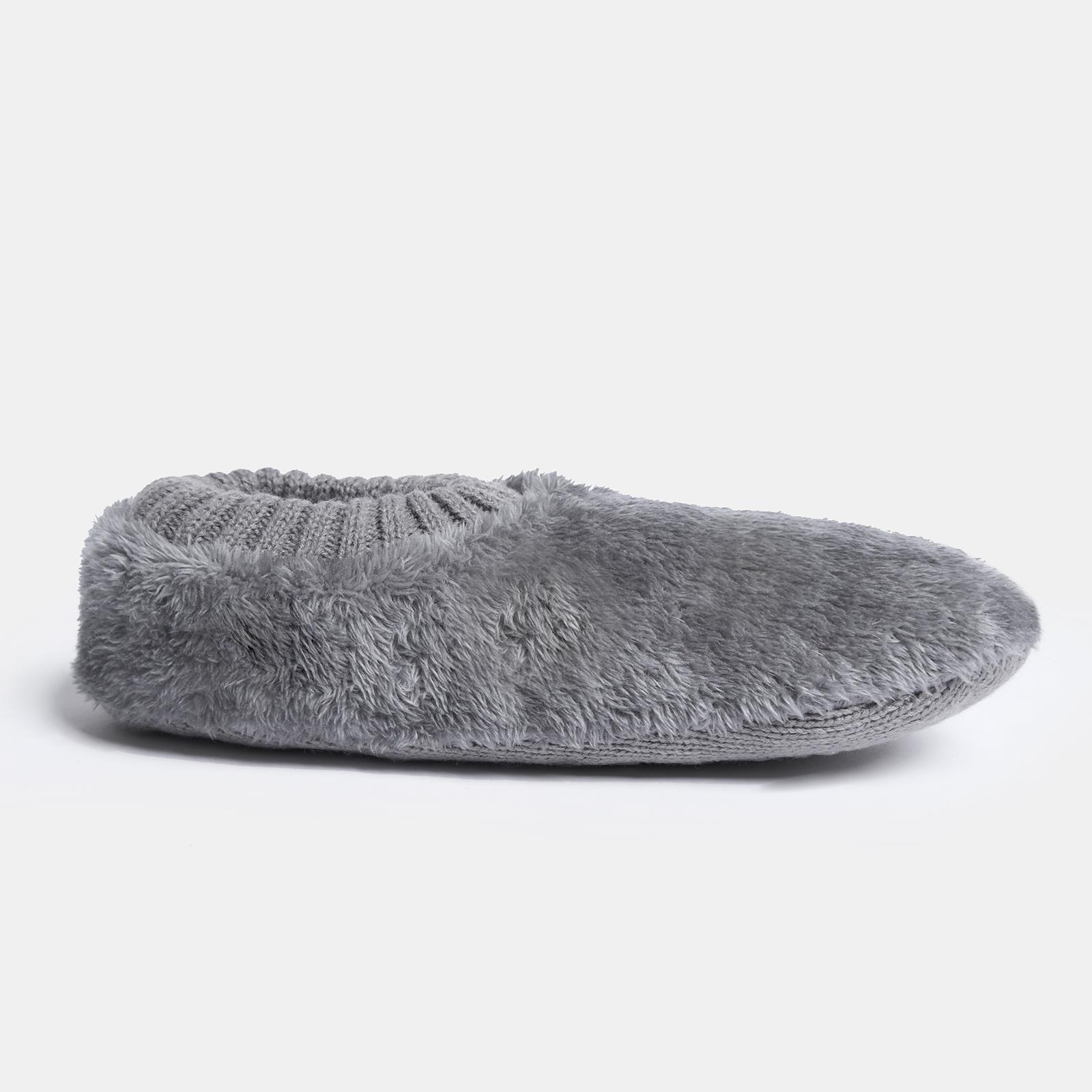OHS Mens Bed Socks Slipper Teddy Fleece Fluffy Thick Indoor Marl Lounge Warm