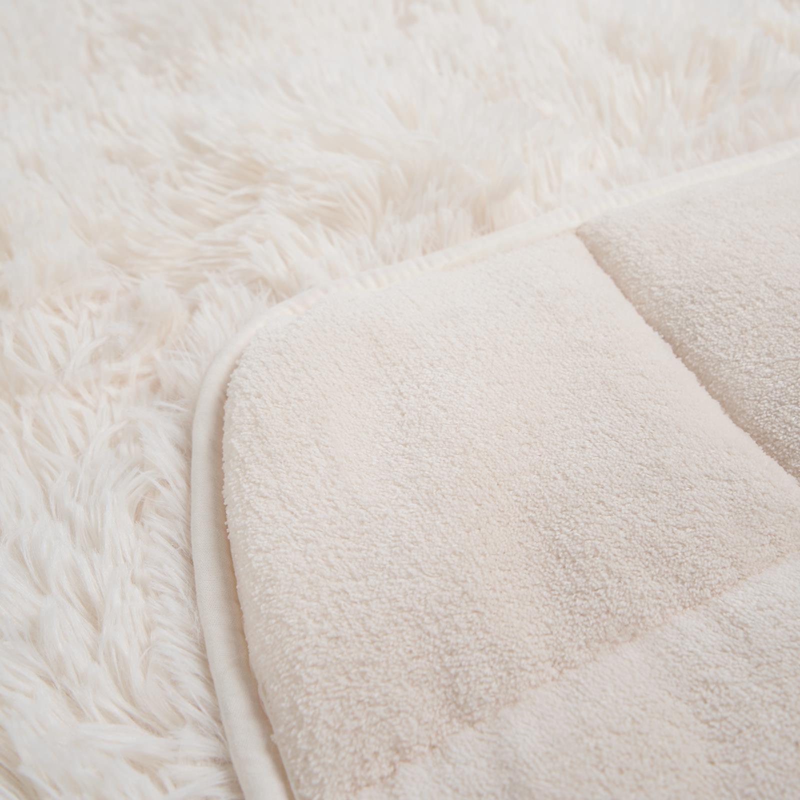 OHS Fluffy Fleece Weighted Blanket Sensory Adult Sleep Anxiety Soft Throw