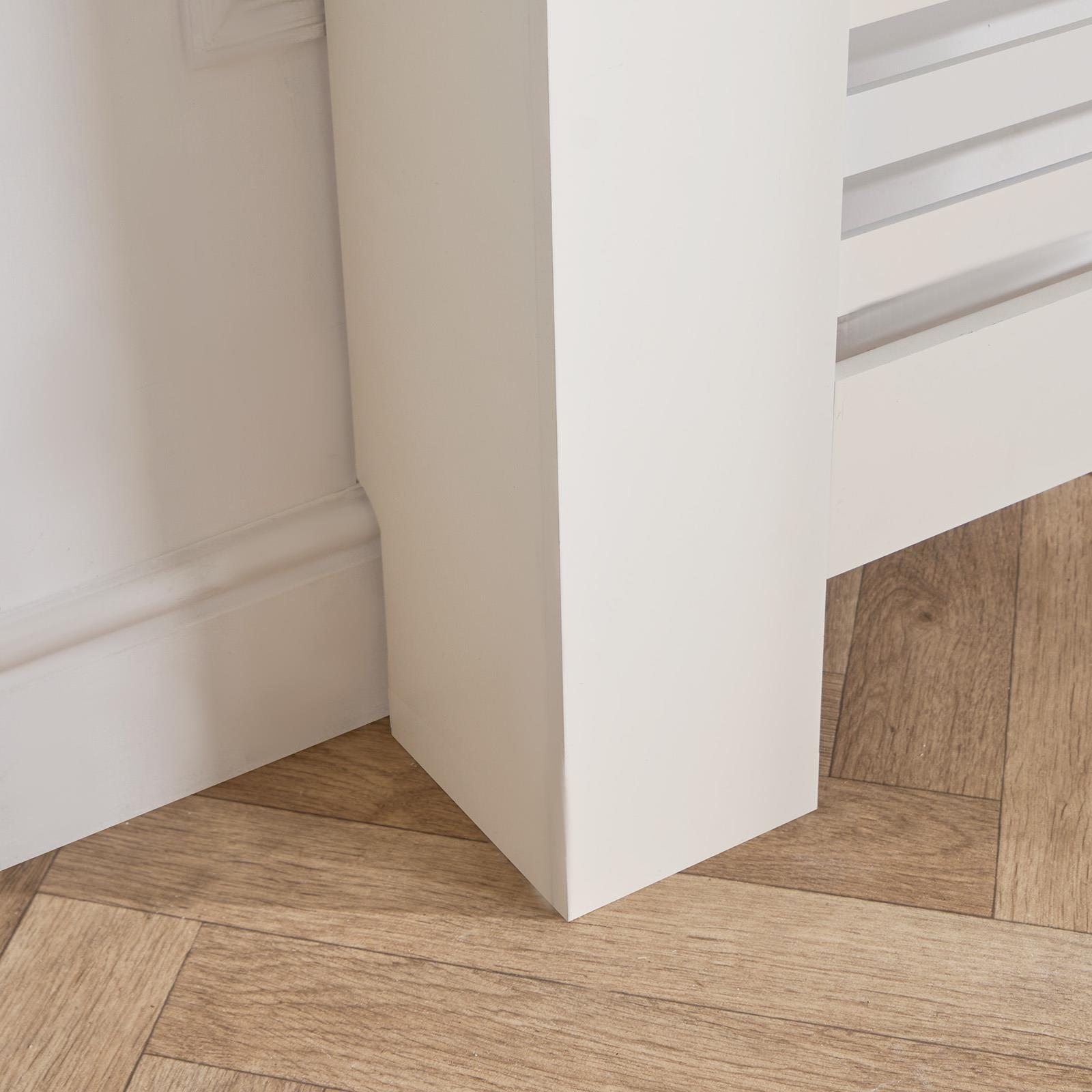 Wooden Radiator Cover Side Board S M L Cabinet Shelf Modern Hallway Furniture - Picture 43 of 55
