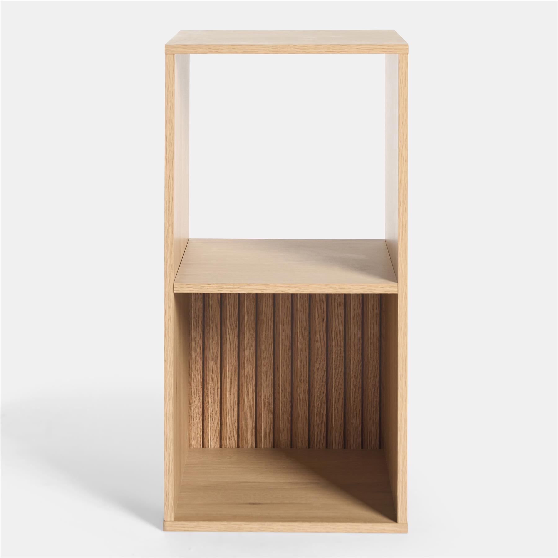 OHS Dallas Cube Storage Wood Effect Bookcase Freestanding Open Shelf Unit