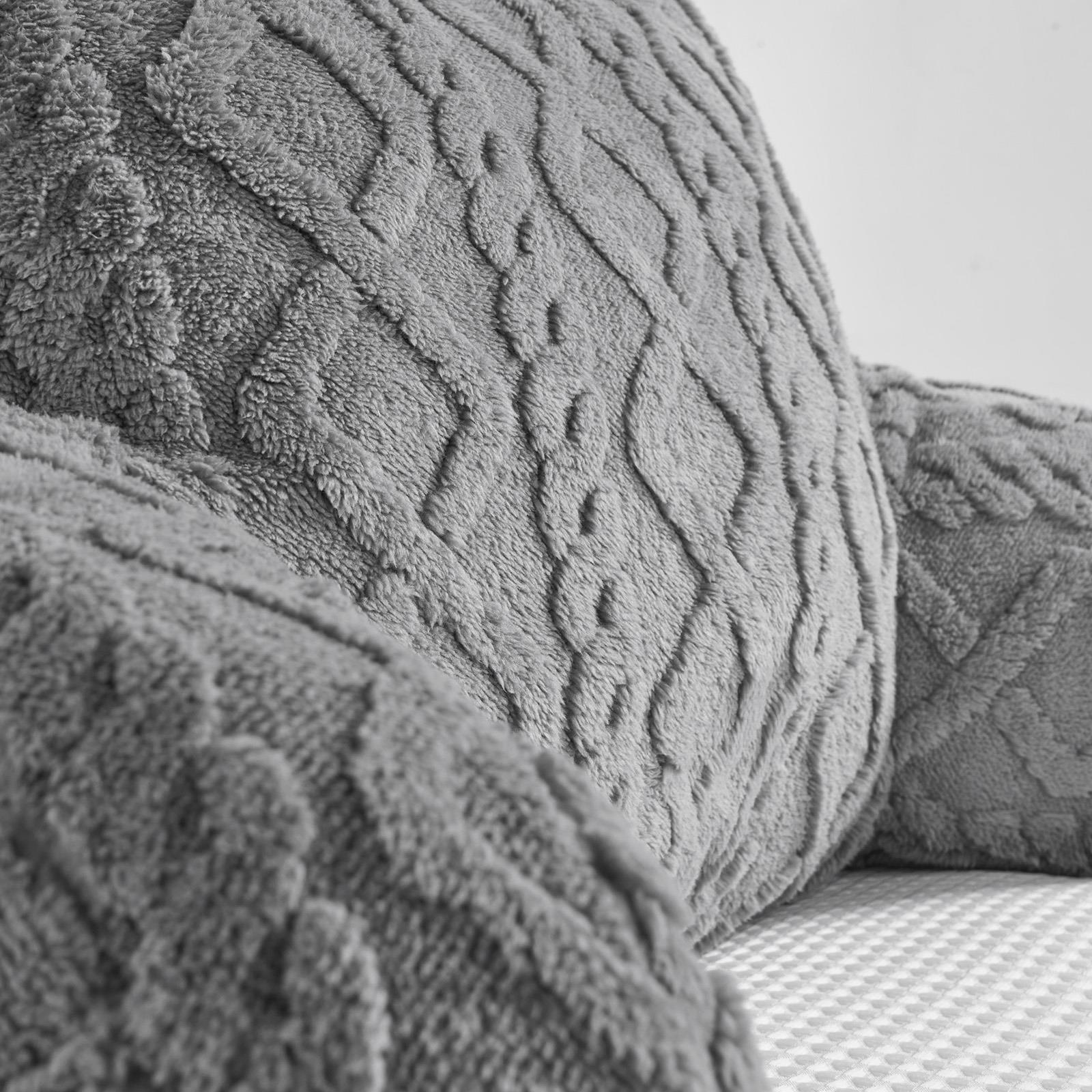 OHS Cable Knit Bolster Cuddle Cushion Fleece Back Support Filled Reading Pillow