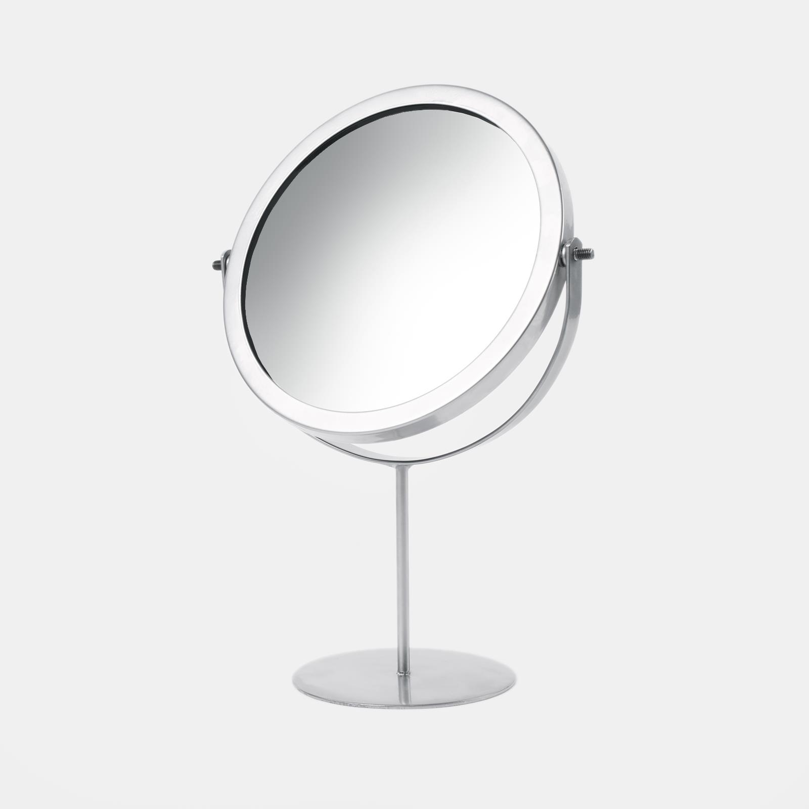 Bathroom Mirror Round Accessories Free Standing Vanity Stainless Steel Bedroom