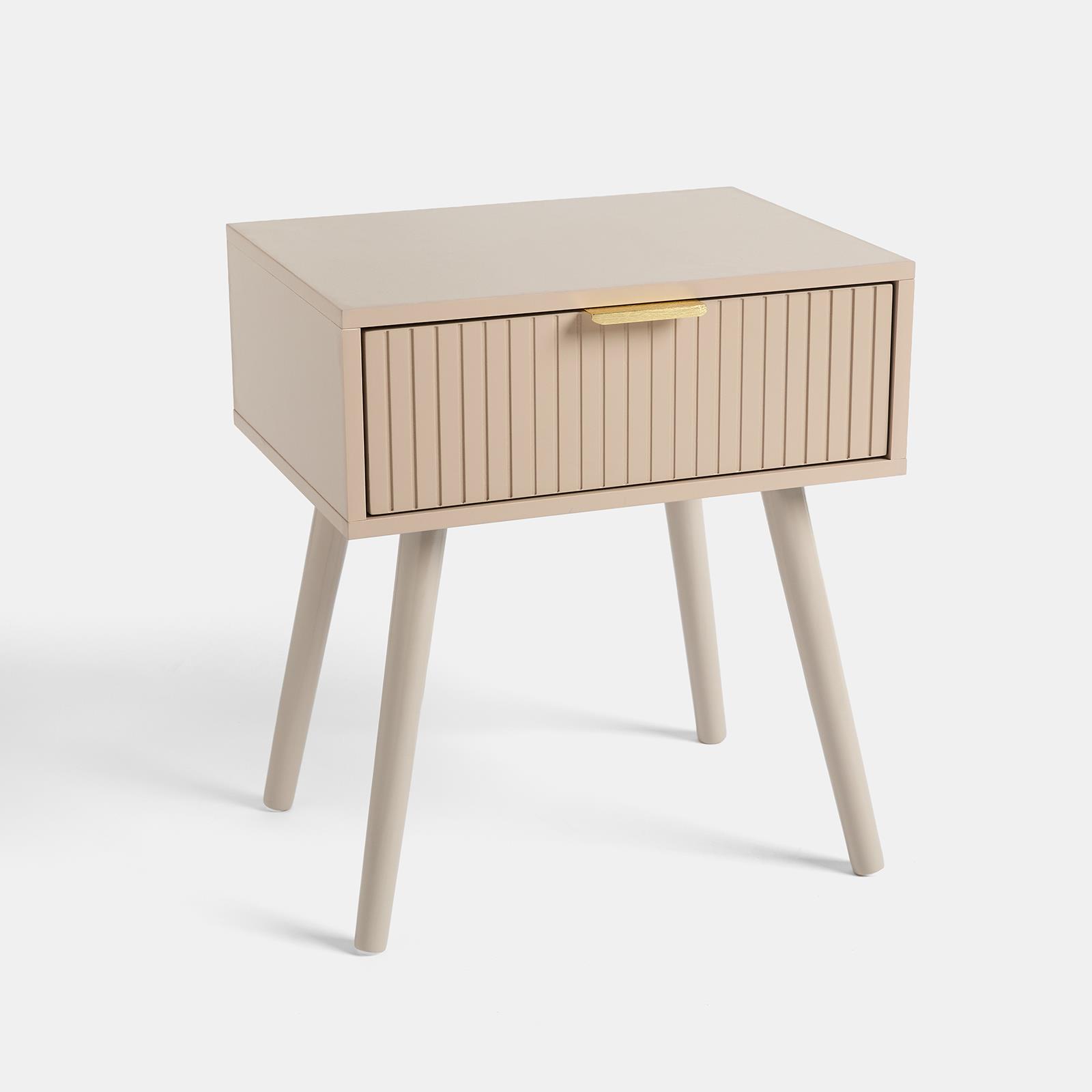 OHS Venice Nightstand Bedside Table 1 Drawer End Side Storage Cabinet