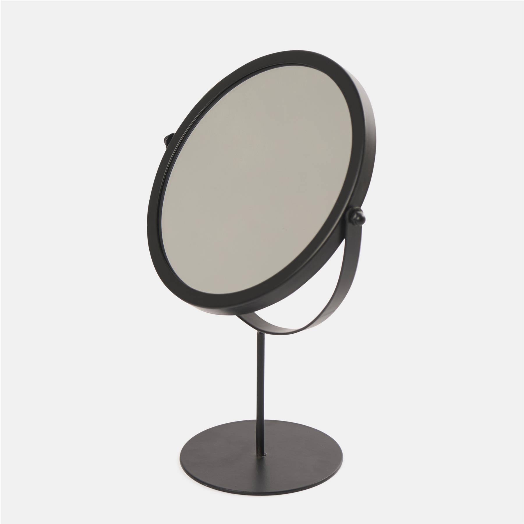 Bathroom Mirror Round Accessories Free Standing Vanity Stainless Steel Bedroom