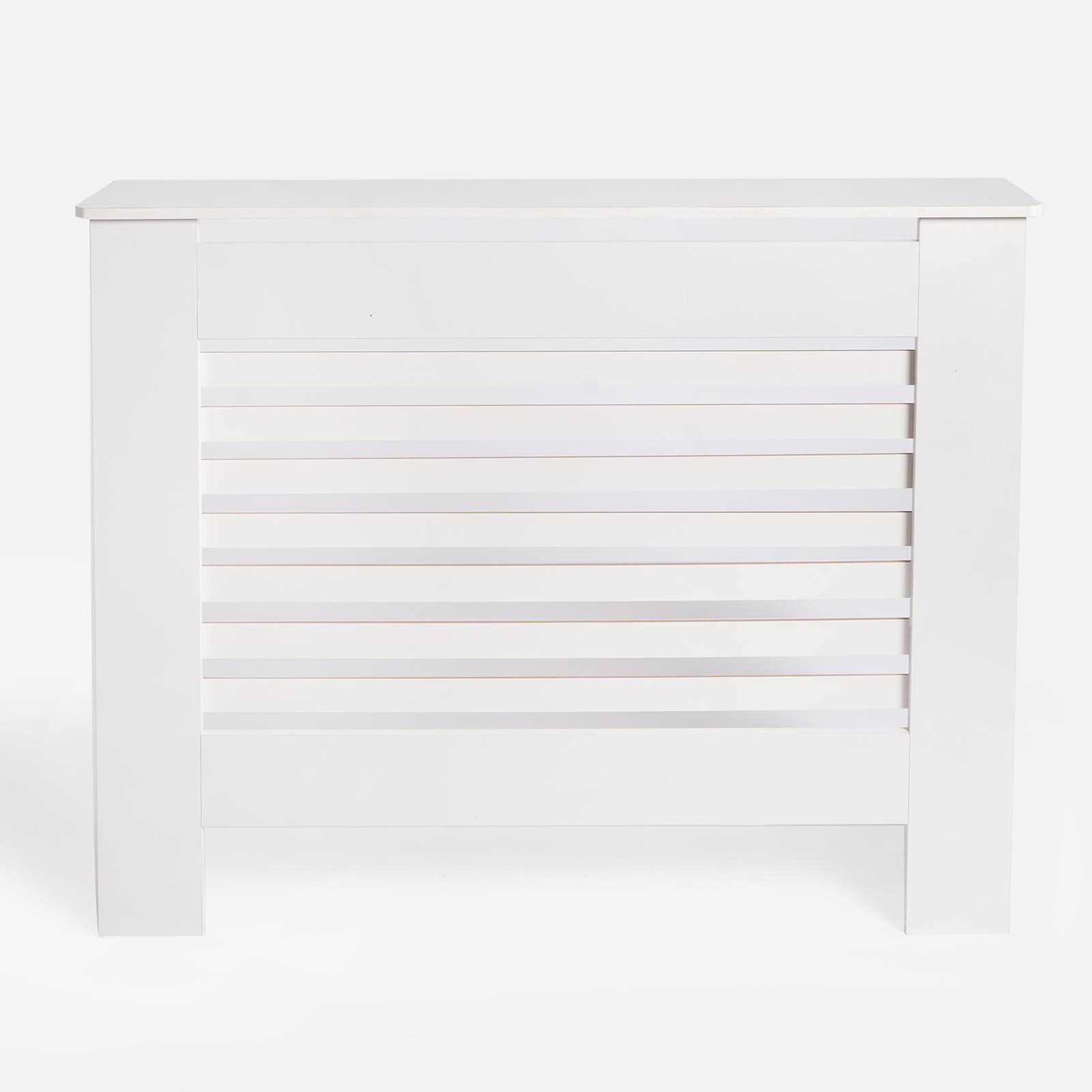 OHS Wood Radiator Cover MDF Side Board S M L Cabinet Shelf Hallway Furniture