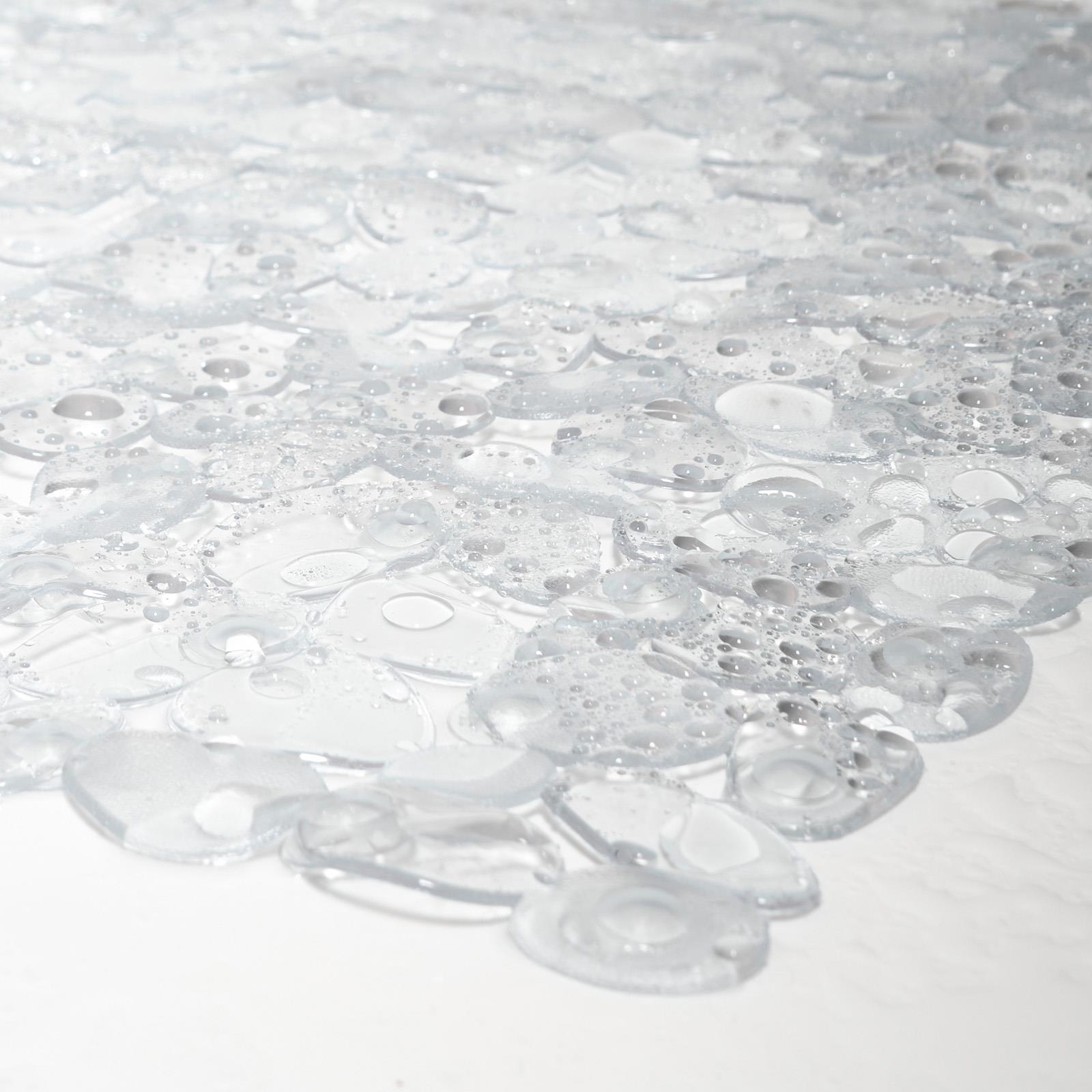 OHS PVC Bath Mat Clear Non Slip Quick Dry Anti Mould Bathroom Shower Rug