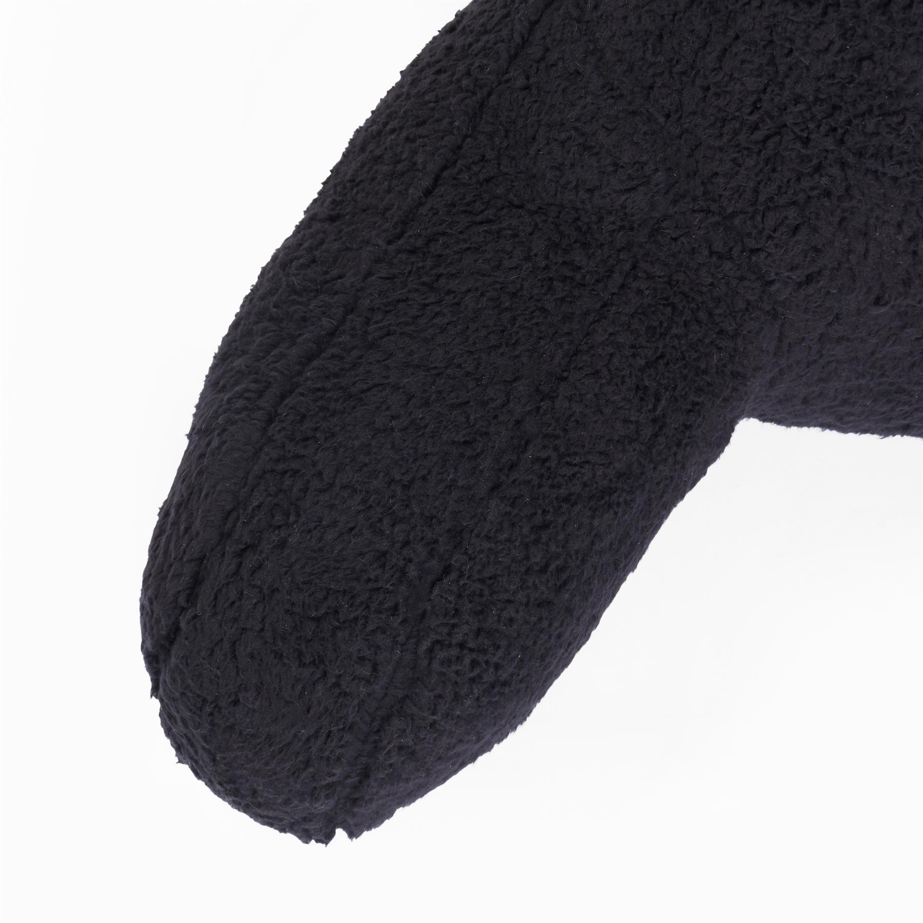 Teddy Fleece Bed Reading Cushion Pillow with Arms Lumbar Chair Back Rest Support - Picture 8 of 59