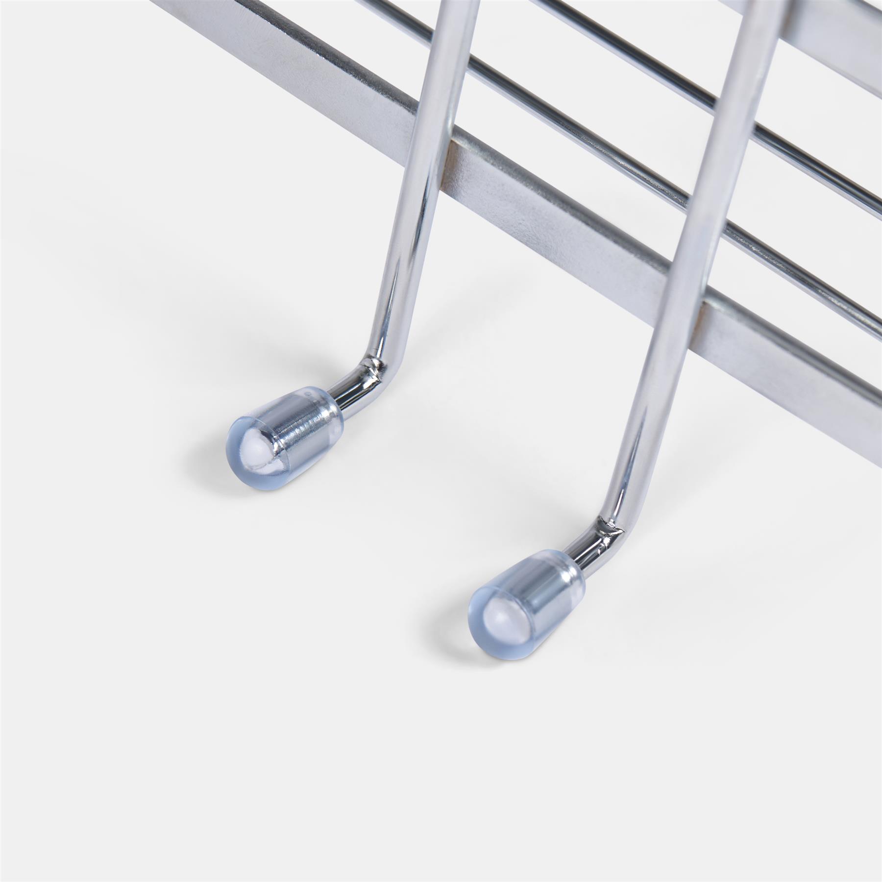 OHS Suction Shower Caddy Organiser Wall Mounted Bathroom Shelf Rust Resistant