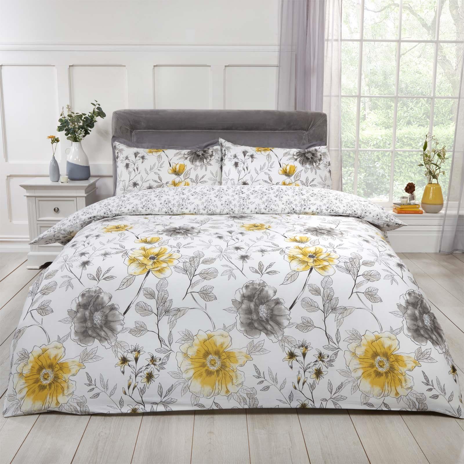 Dreamscene Botanical Garden Duvet Cover with Pillow Case Bedding Set