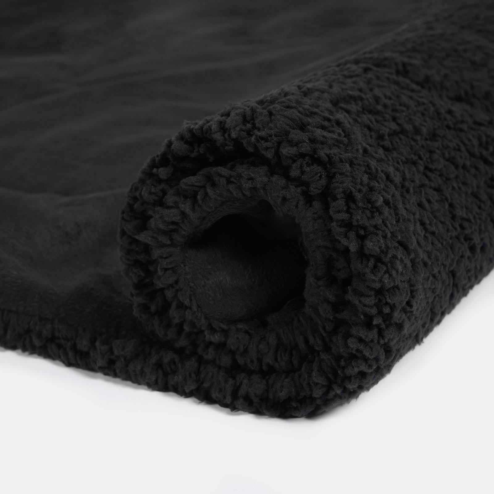 OHS Quilted Pet Blanket Soft Sherpa Fleece Animal Dog Cat Throw