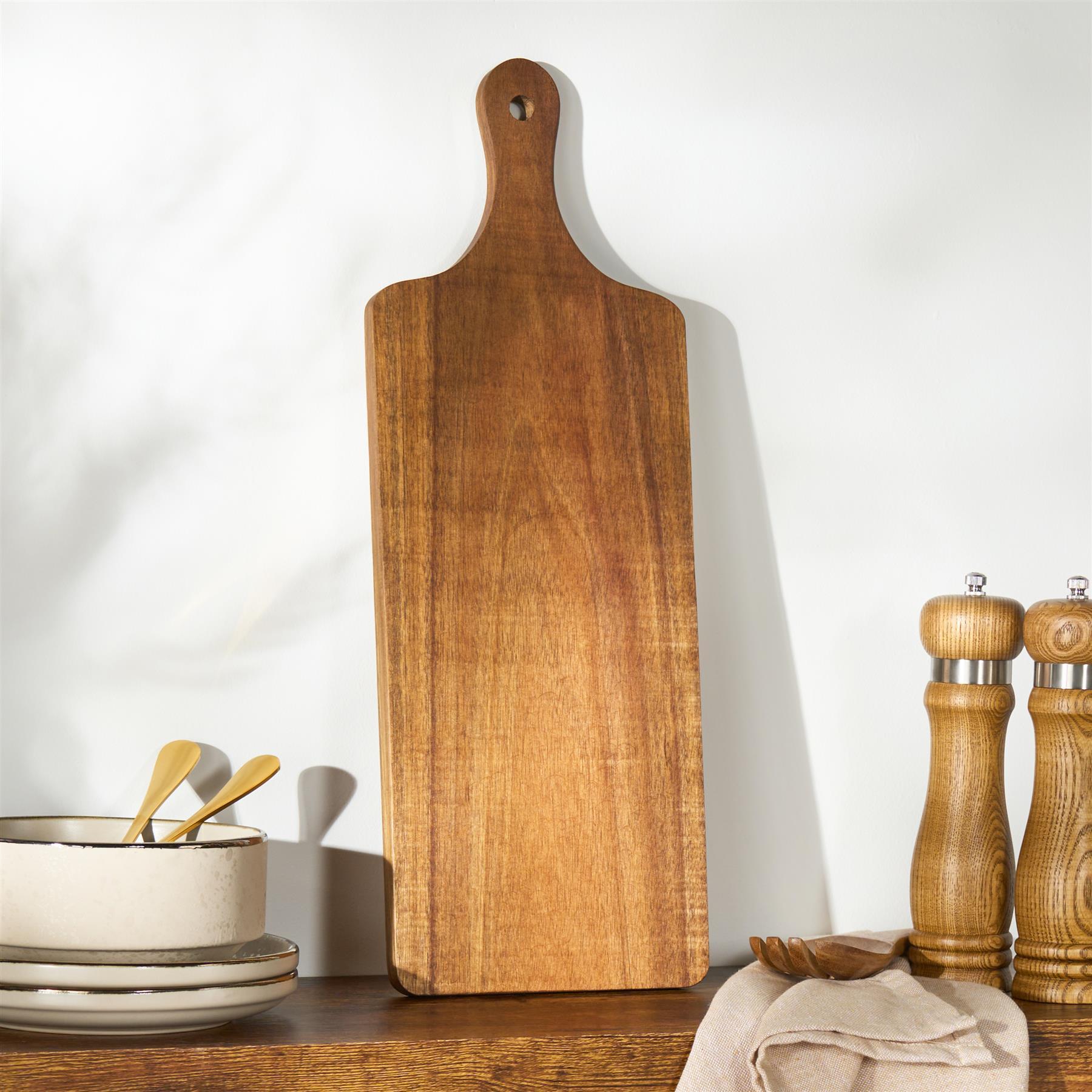 OHS Acacia Cutting Board Wood Chopping Serving Platter Decorative Cheeseboard