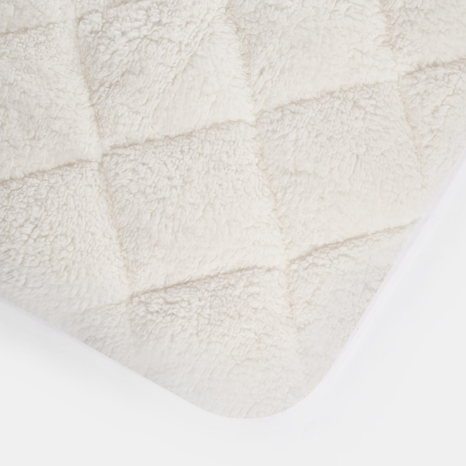 Teddy Fleece Mattress Protector Soft Topper Bed Cover Sheet Single Double King