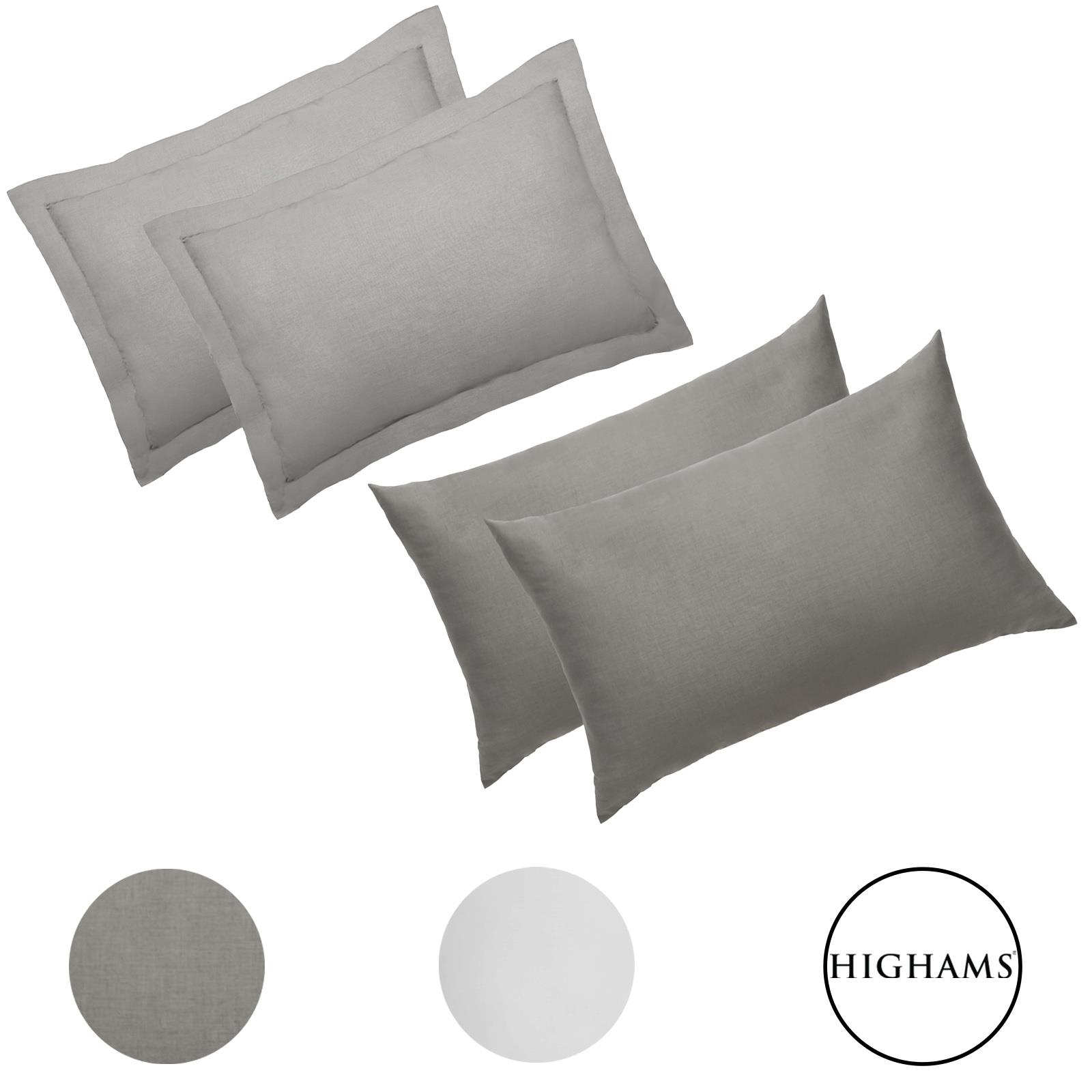 OHS Multi-Pack Soft Cotton Hotel Style Housewife Oxford Edge Pillowcase Set