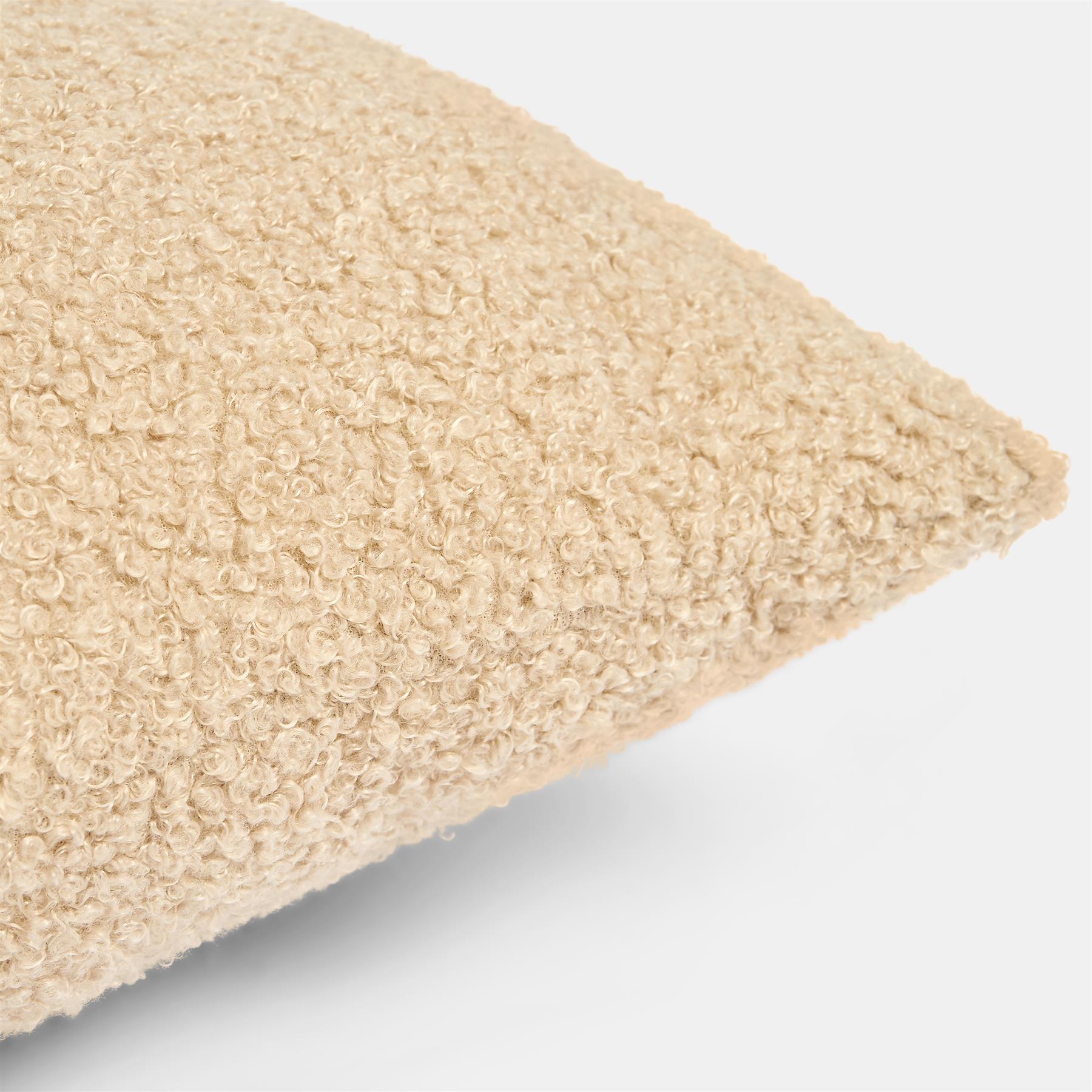 OHS Slogan Scatter Pillow Soft Boucle Sofa Bed Decor Filled Cushion Back Support