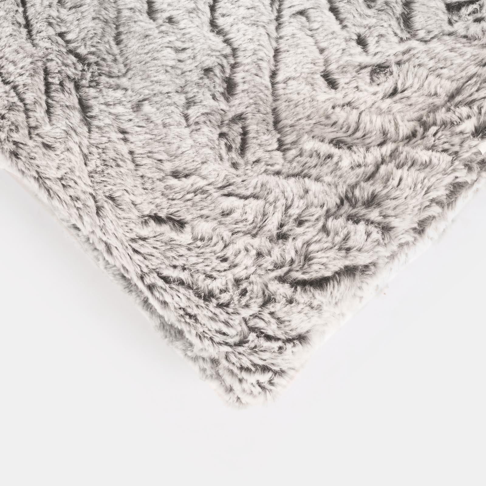 Faux Fur Fleece Throw Bed Blanket Plush Two Tone Warm Super Soft Sofa Bedspread