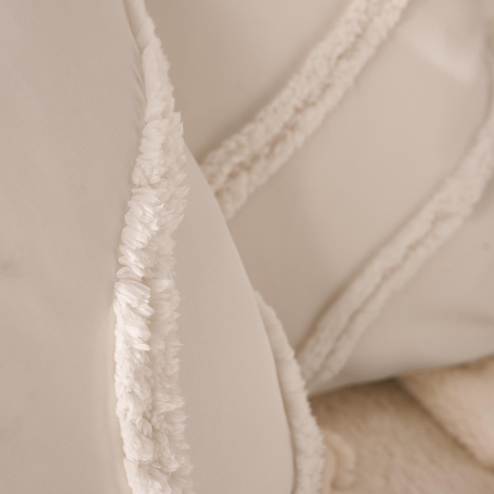 OHS Tufted Contour Cushion Covers 2 Pack Decorative Square Pillowcases