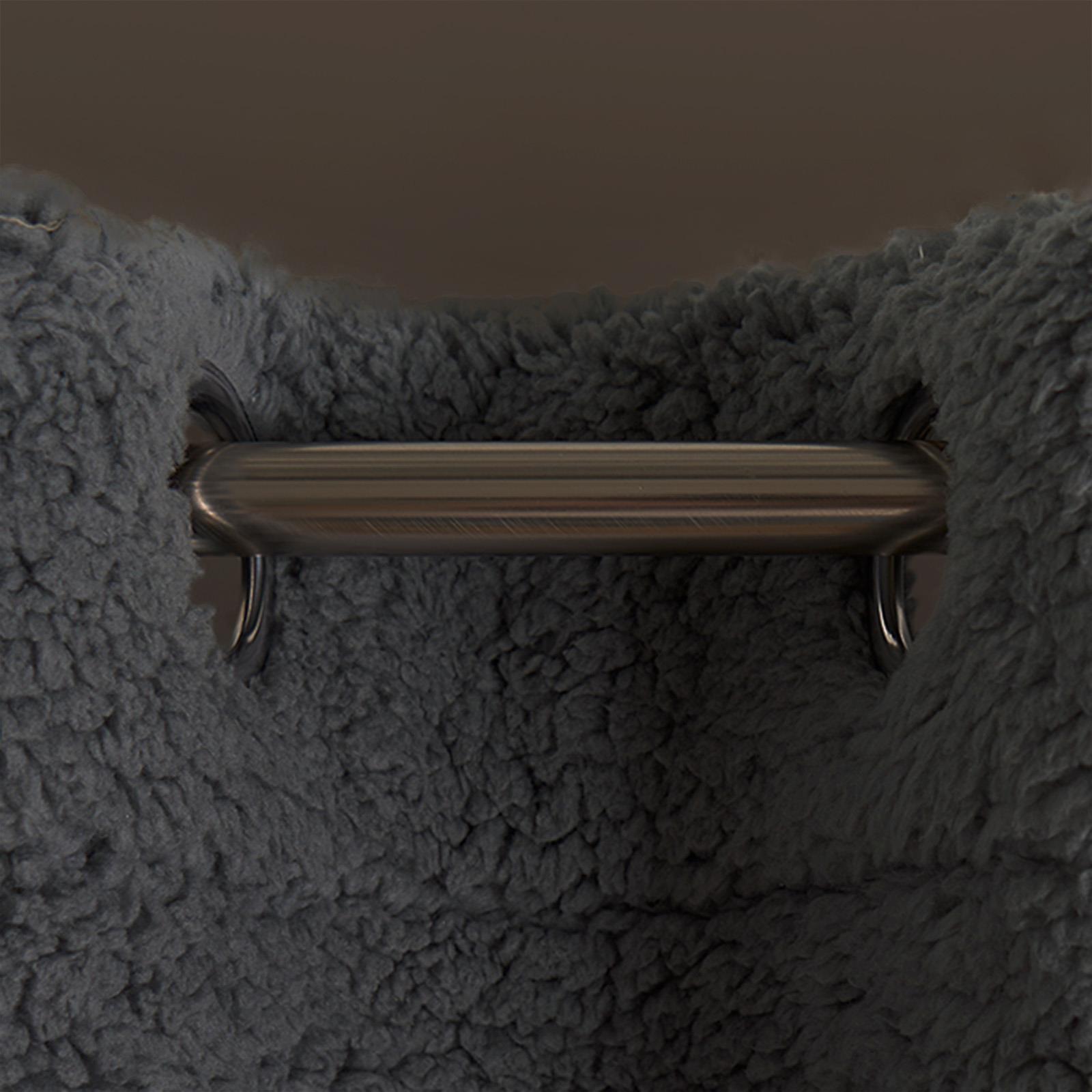 Teddy Fleece Eyelet Curtains Thermal Pair Ready Made Soft Thick Fabric Ring Top
