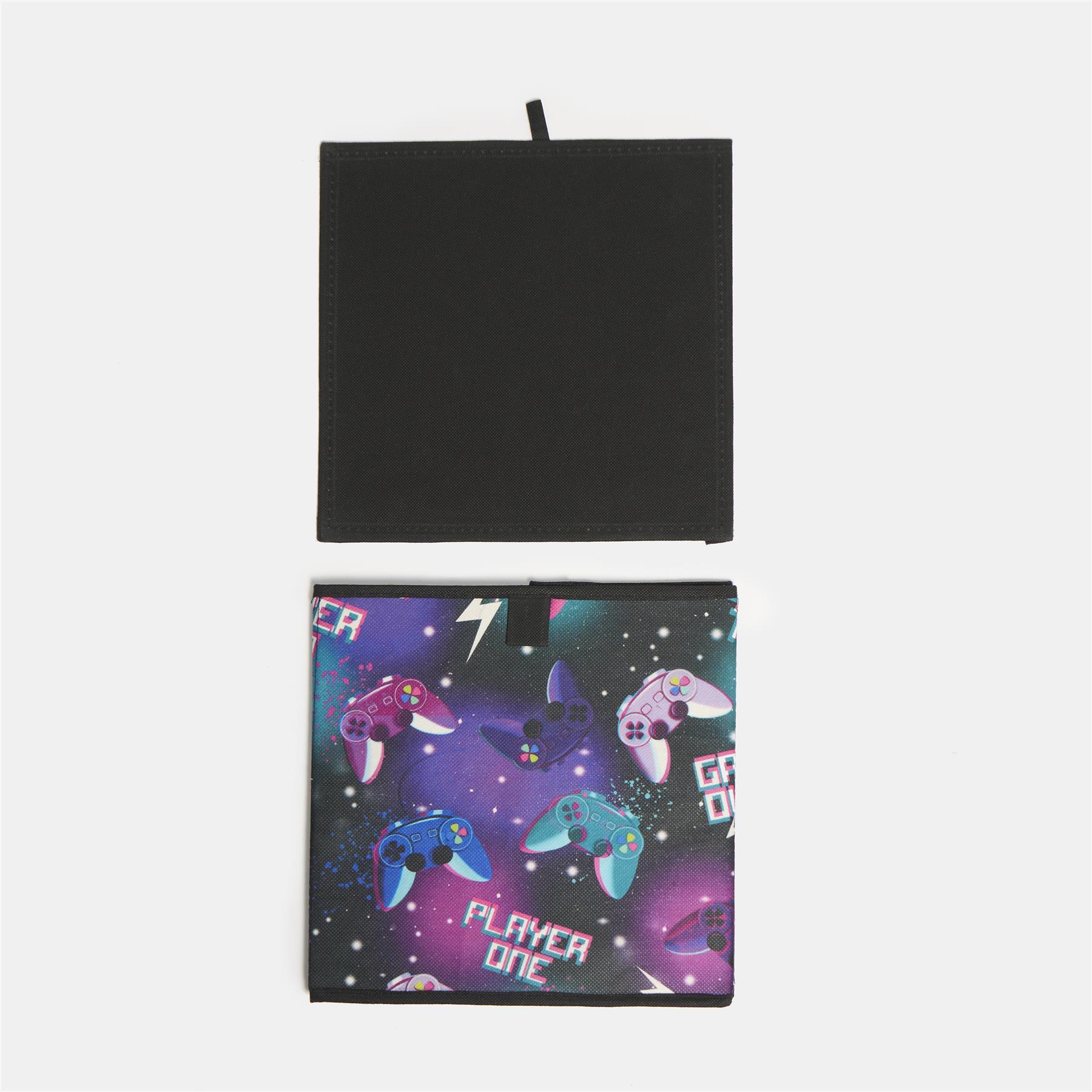 Gaming Storage Boxes Pack of 2 4 Folding Space Saving Shoe Toy Cube Tidy Set