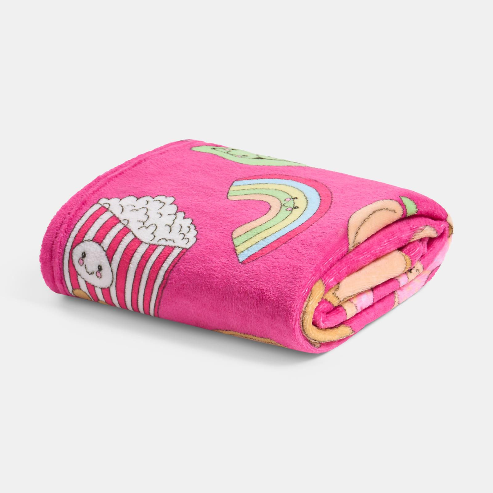 OHS Sweetie Pies Throw Ultra Soft Blanket Flannel Fleece Lightweight Bedspread