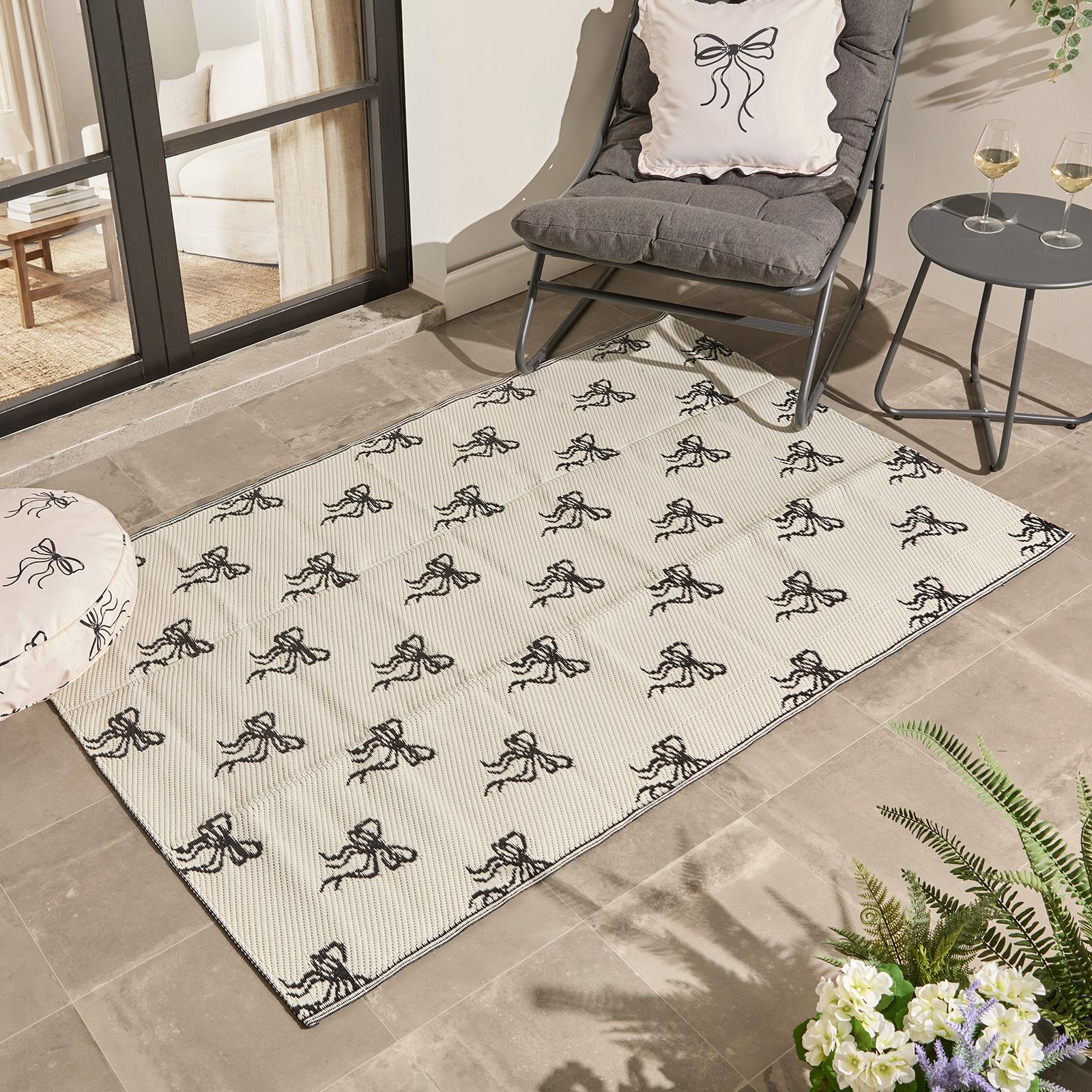 OHS Printed Garden Rug Outdoor Waterproof Area Mat Patio Decor